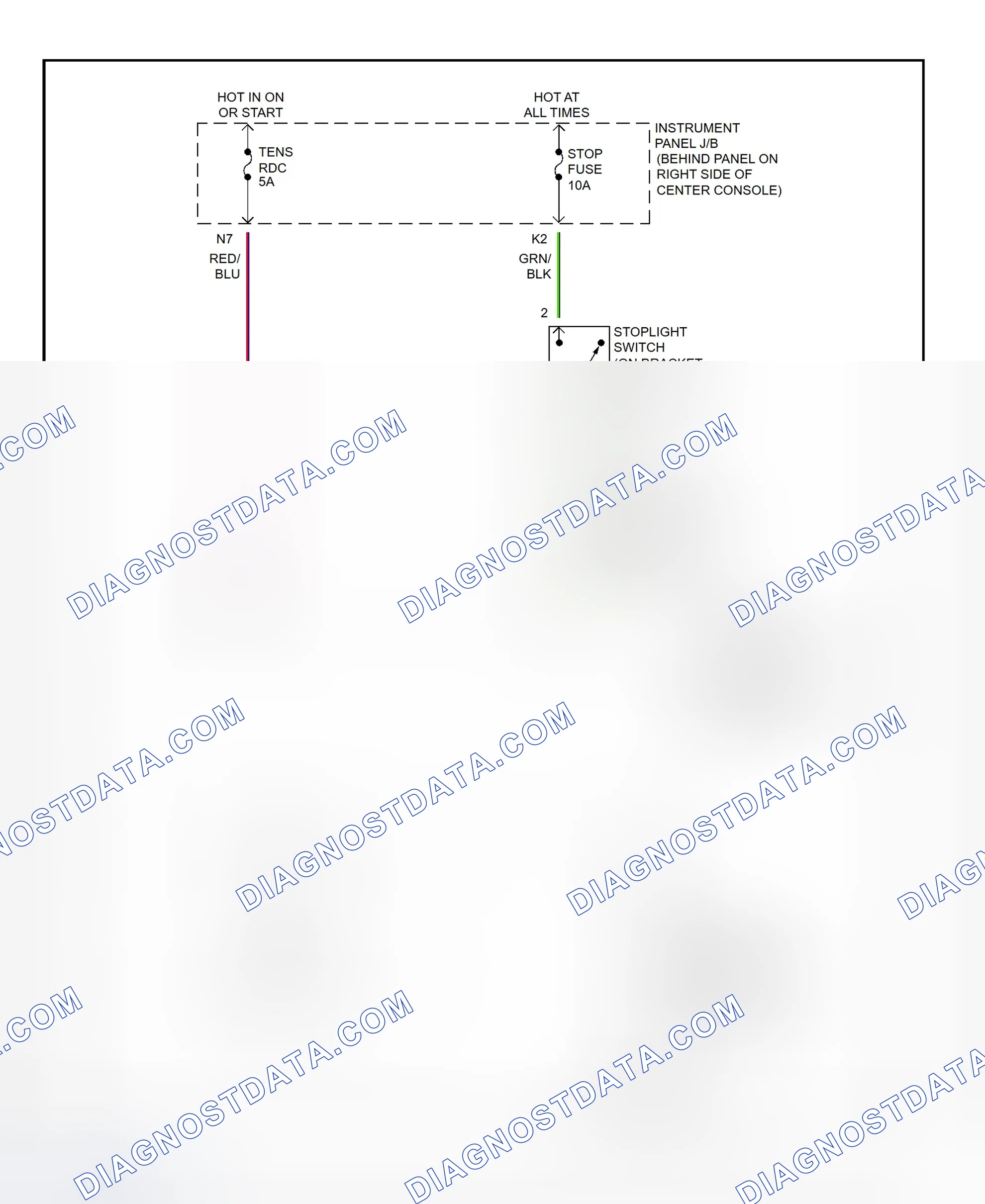 Scheme 408: Shift Interlock System Wiring Diagram (2001 - Toyota Celica)