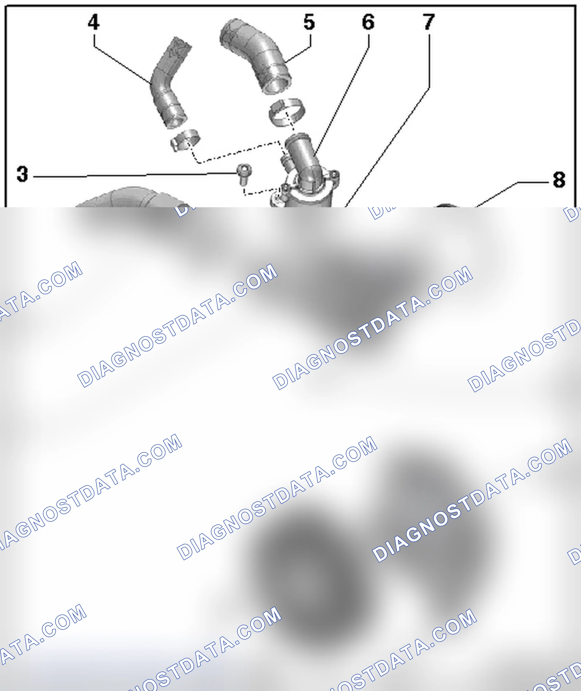 Scheme 88: COOLANT PUMP AND COOLANT THERMOSTAT OVERVIEW