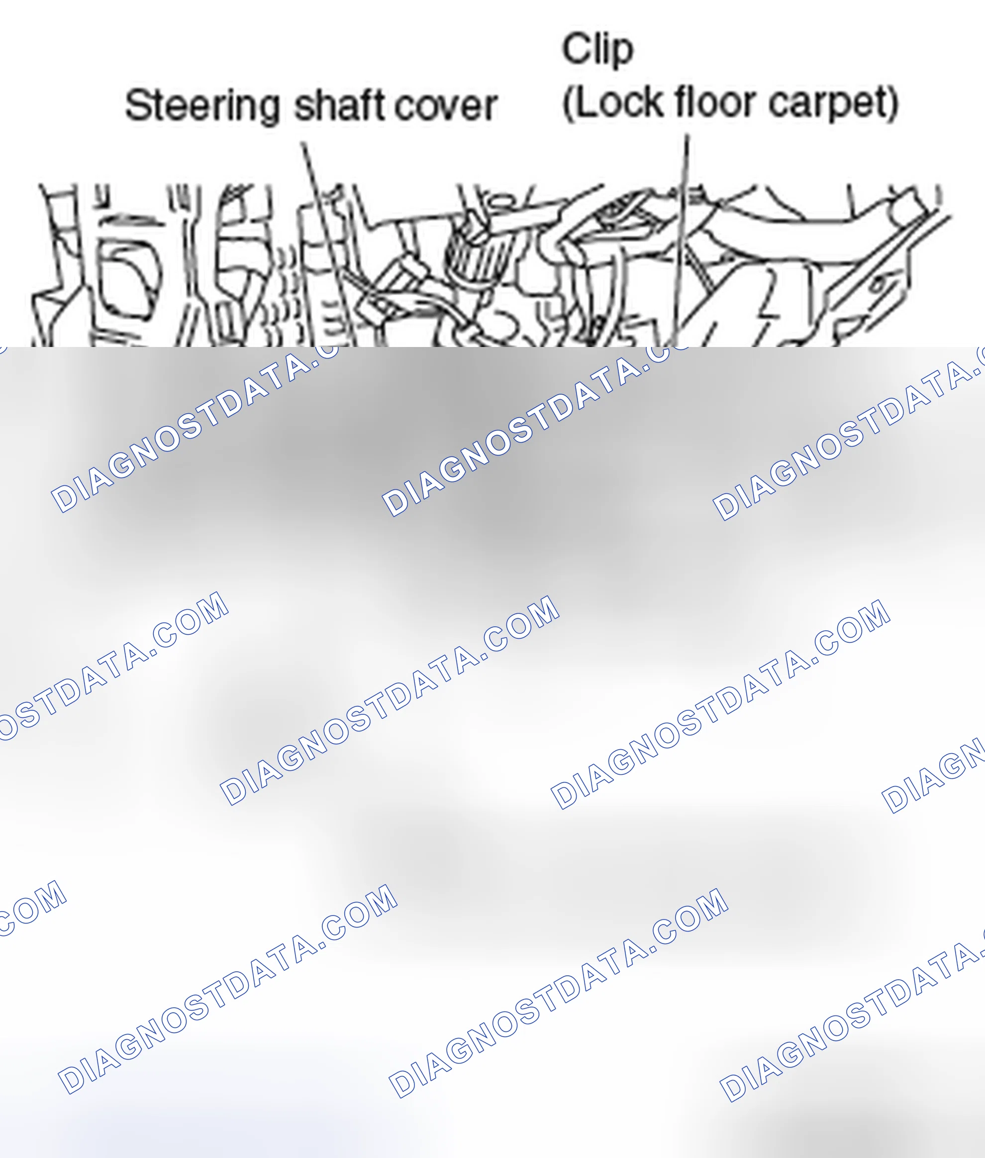Scheme 20: << B >> STEERING SHAFT COVER REMOVAL