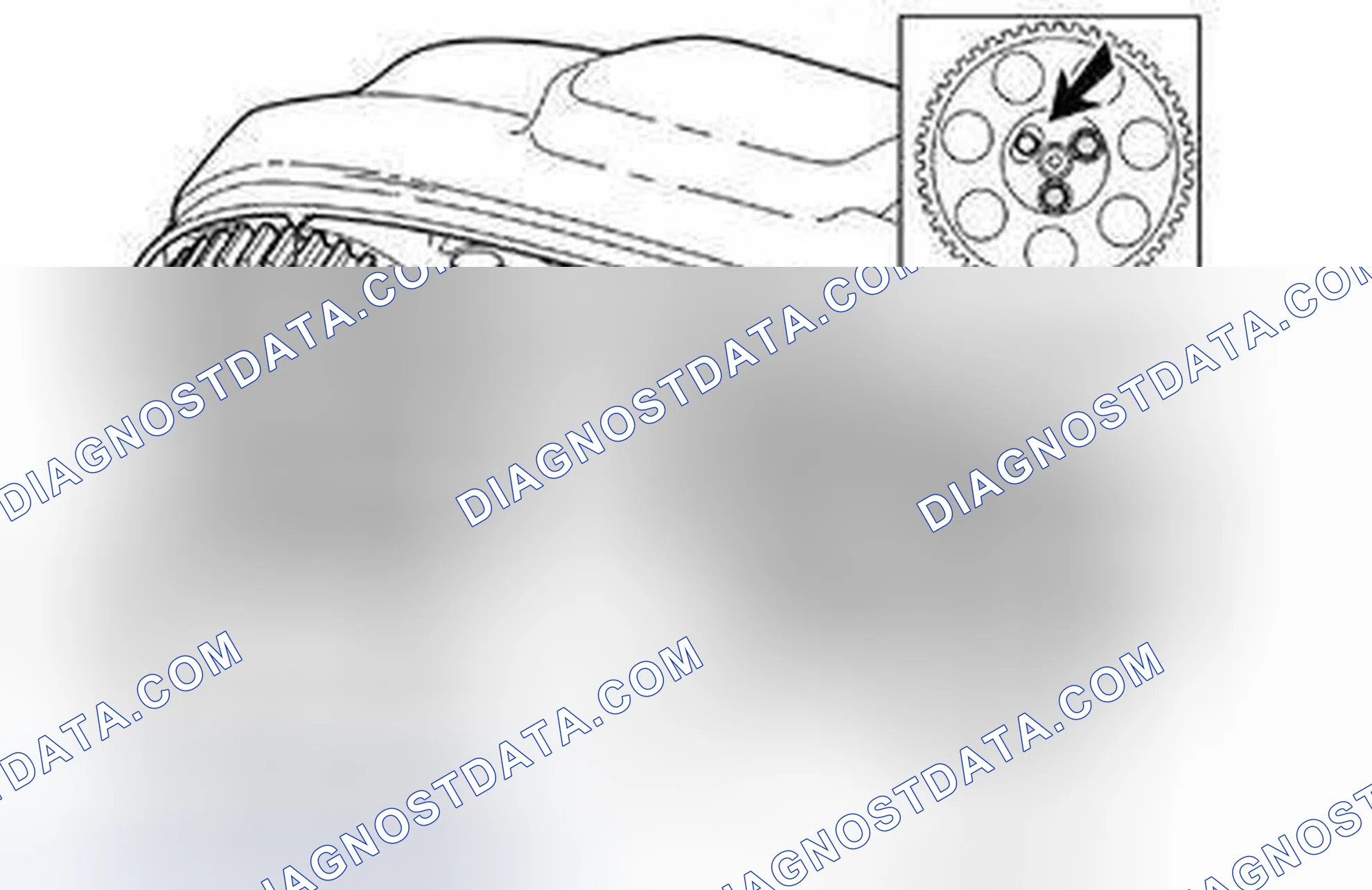Scheme 160: VVT unit/timing gear pulley, tightening