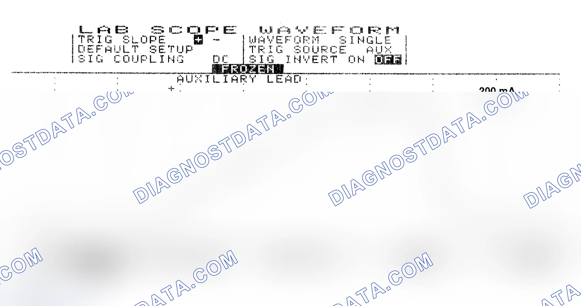Scheme 13: Single Injector w/Normal Current Flow - Current Pattern
