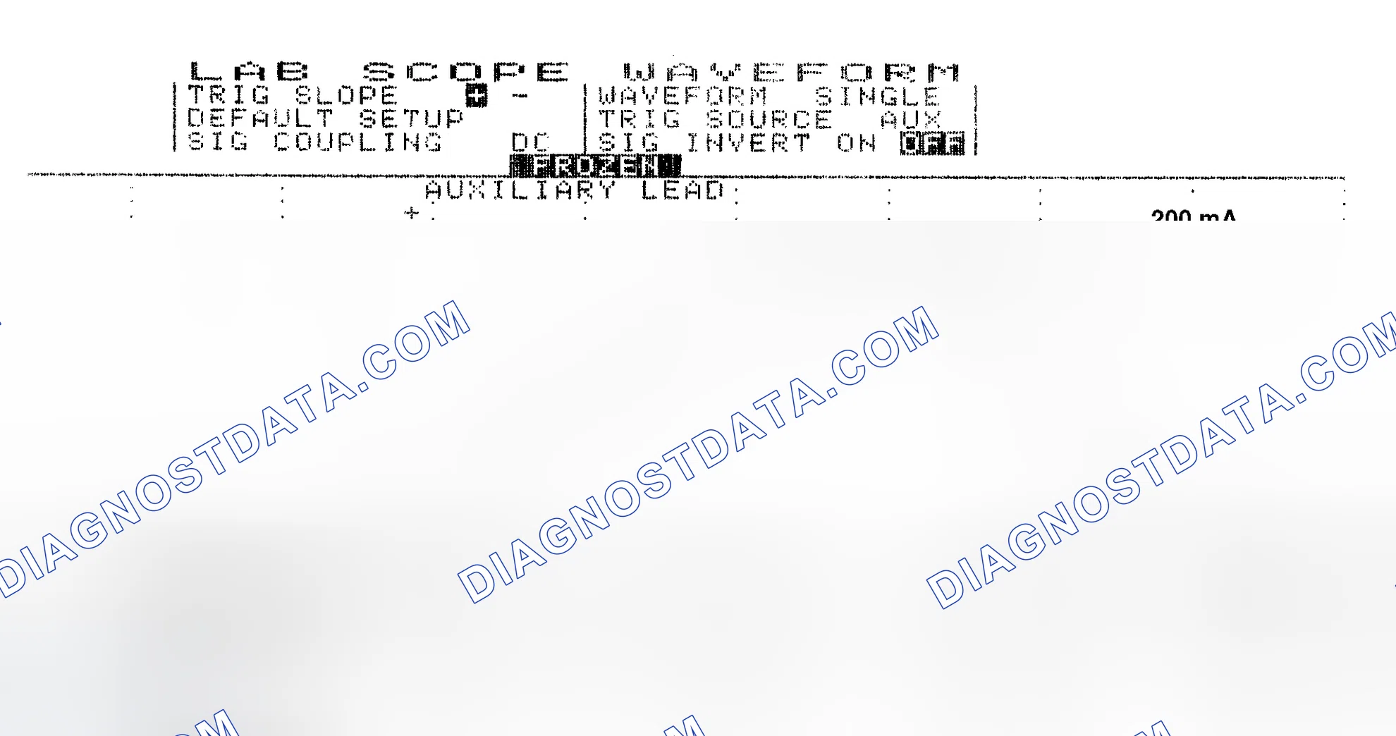 Scheme 13: Single Injector w/Normal Current Flow - Current Pattern