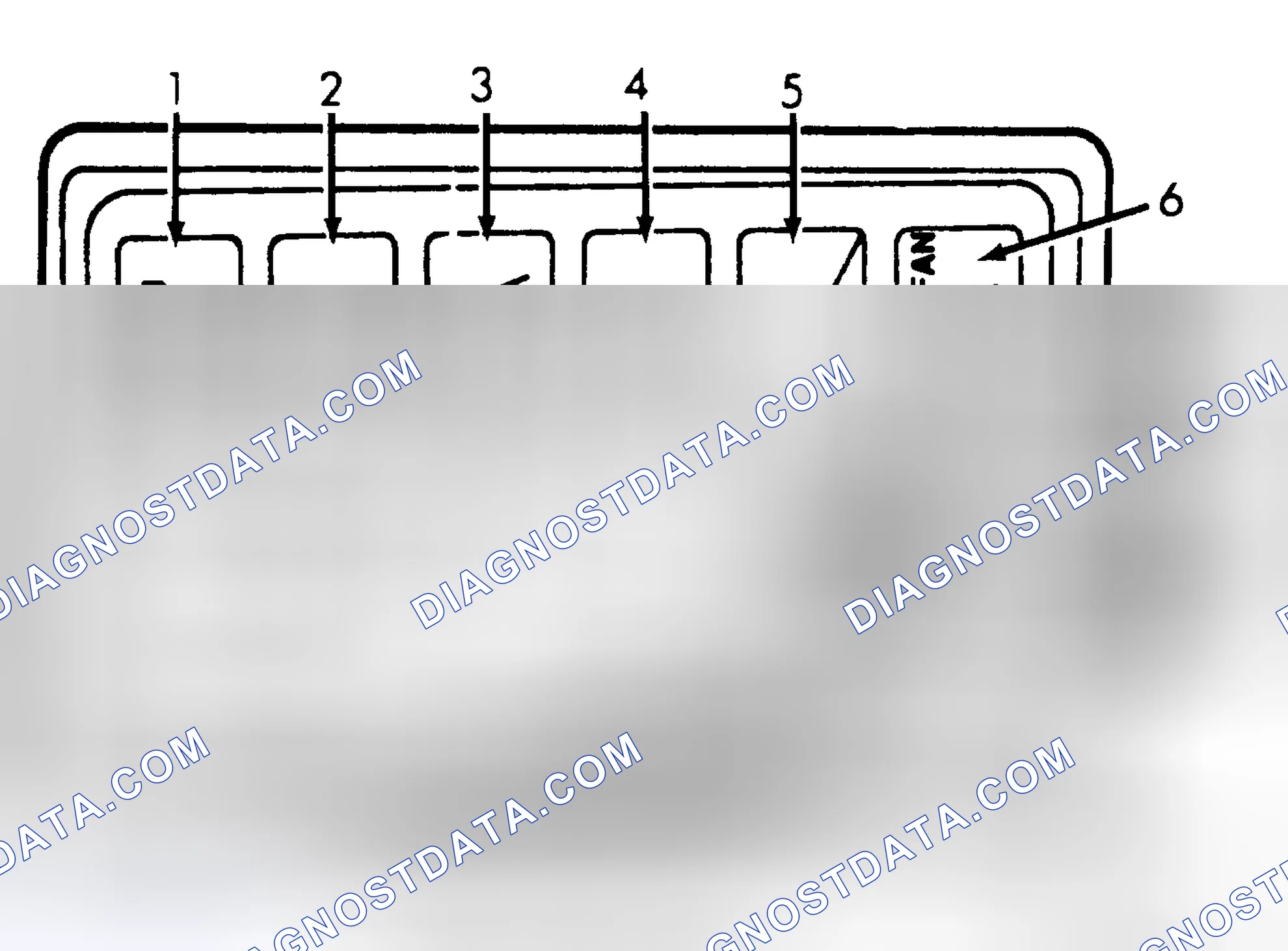 Scheme 2: UNDERHOOD MAIN FUSE PANEL IDENTIFICATION (1.9L ENGINE)