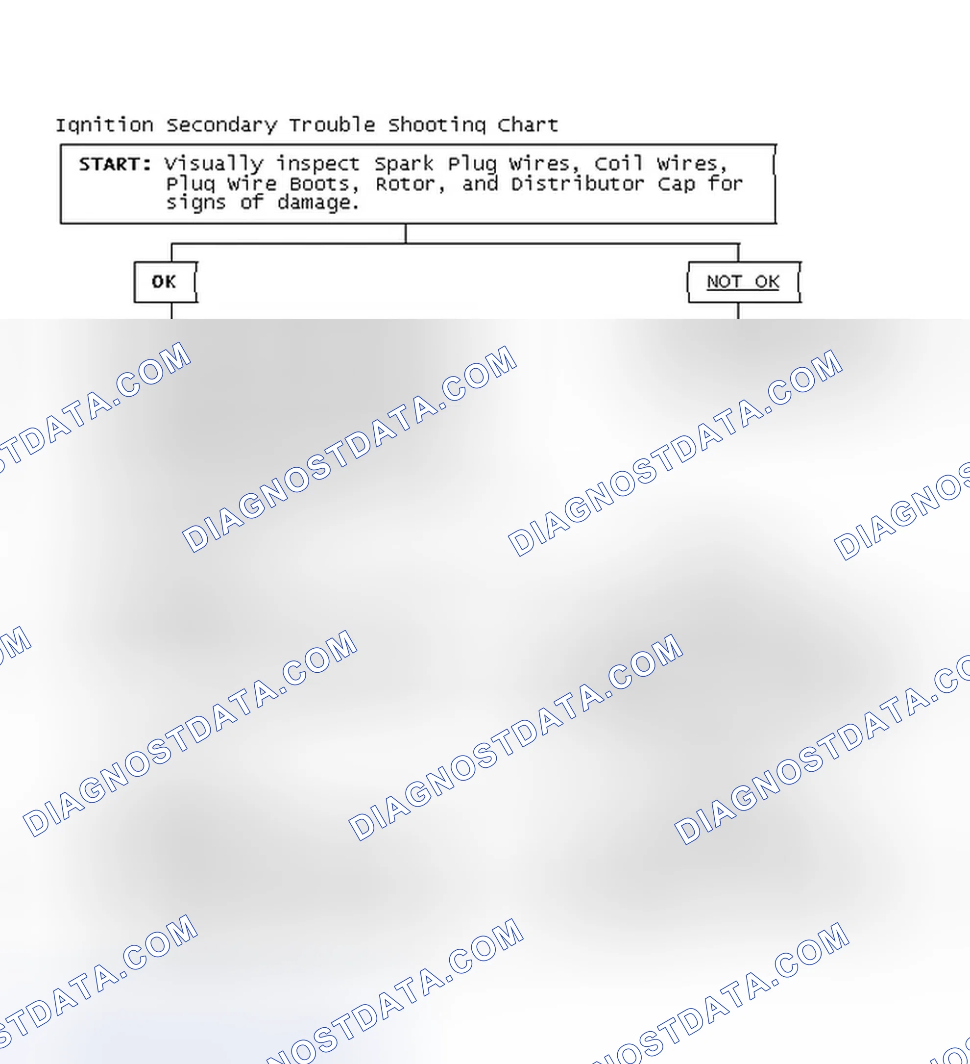 Scheme 1: Ignition Secondary Trouble Shooting Chart