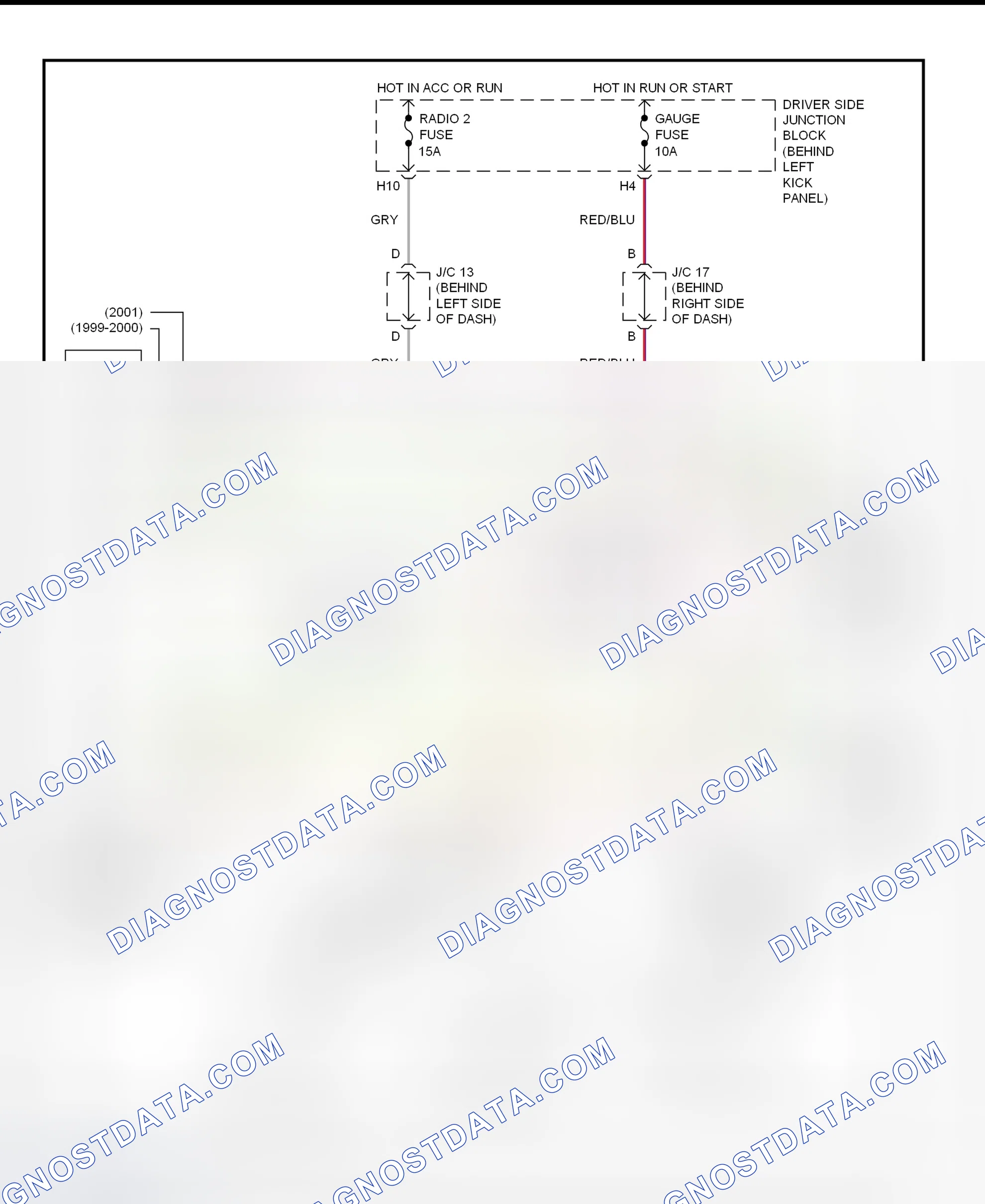 Scheme 291: Shift Interlock System Wiring Diagram (2001 - Lexus GS300)
