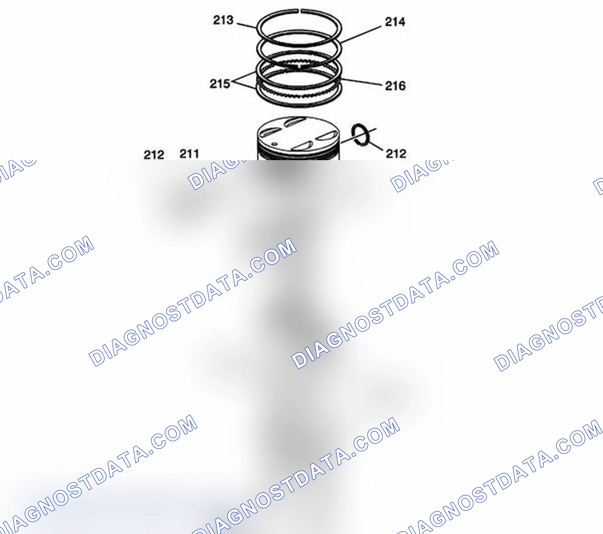 Scheme 72: Piston, Rings, Bearing and Connecting Rod