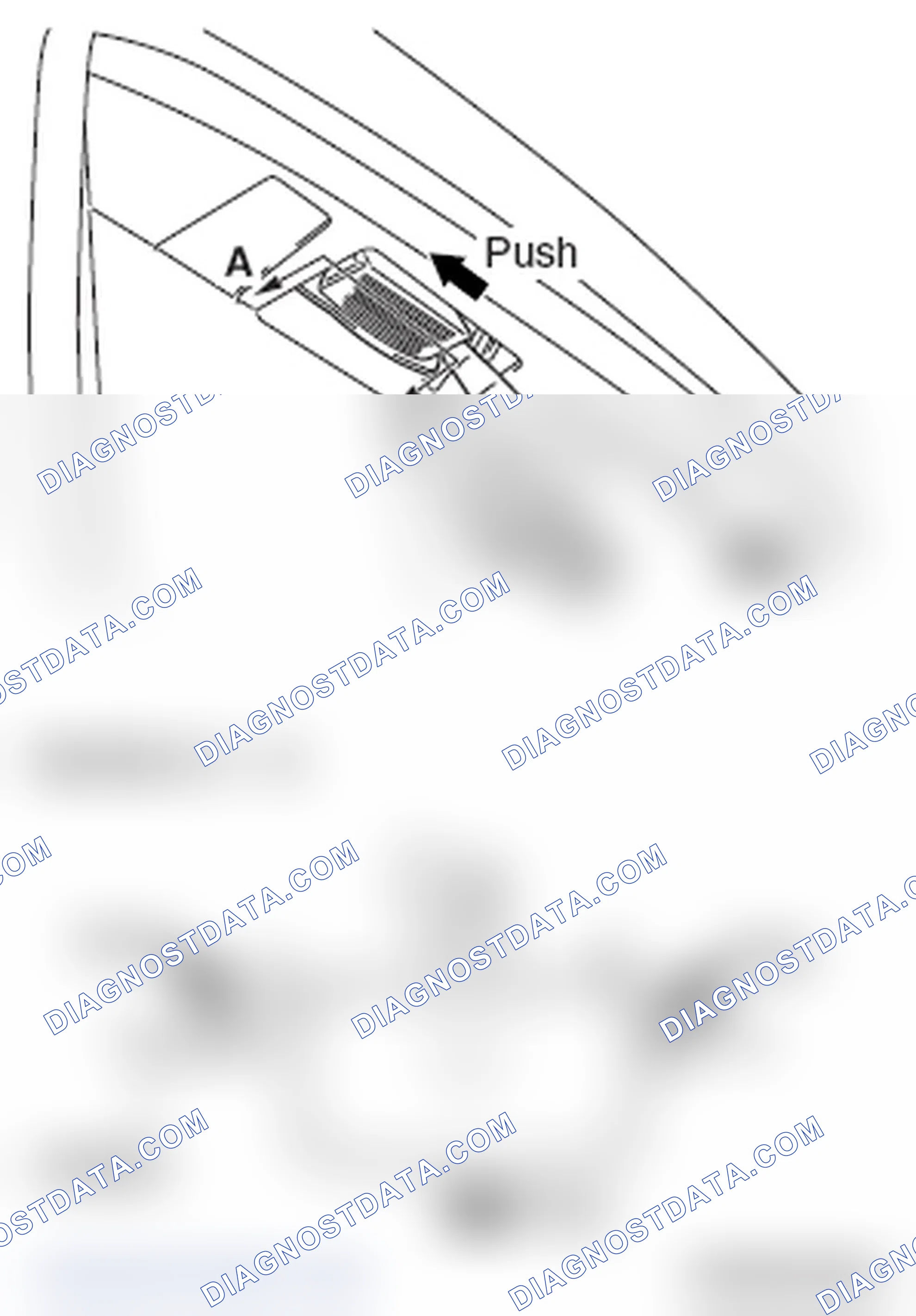 Scheme 66: << A >> LICENSE PLATE LIGHT ASSEMBLY REMOVAL