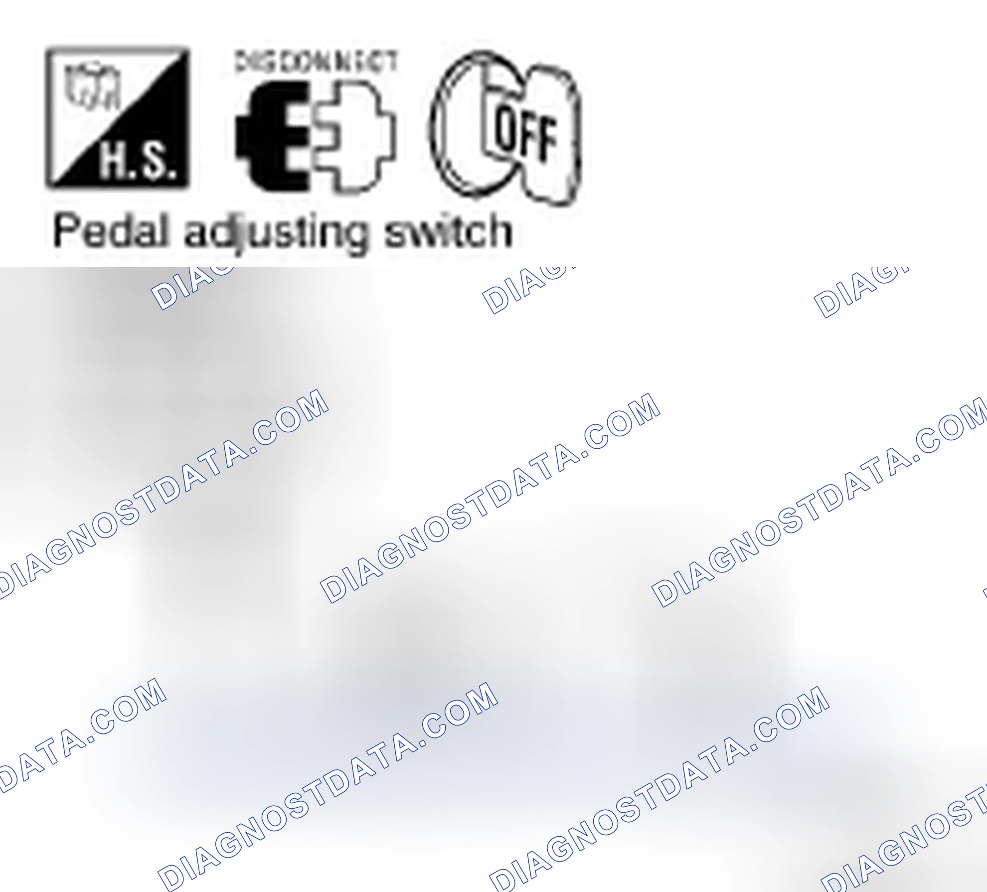 Scheme 4: Pedal Adjusting Switch Power Supply and Ground Circuit Inspection