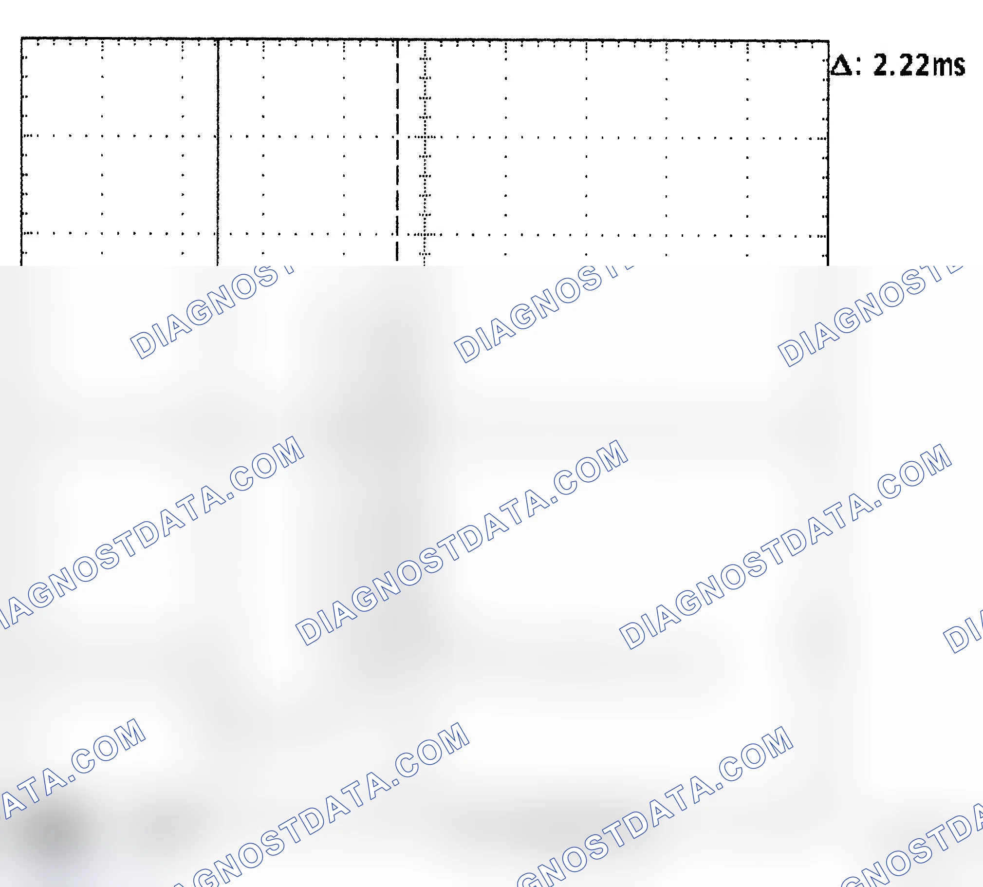 Scheme 332: Injector Waveform (Voltage) - Cursors Used - Known Good