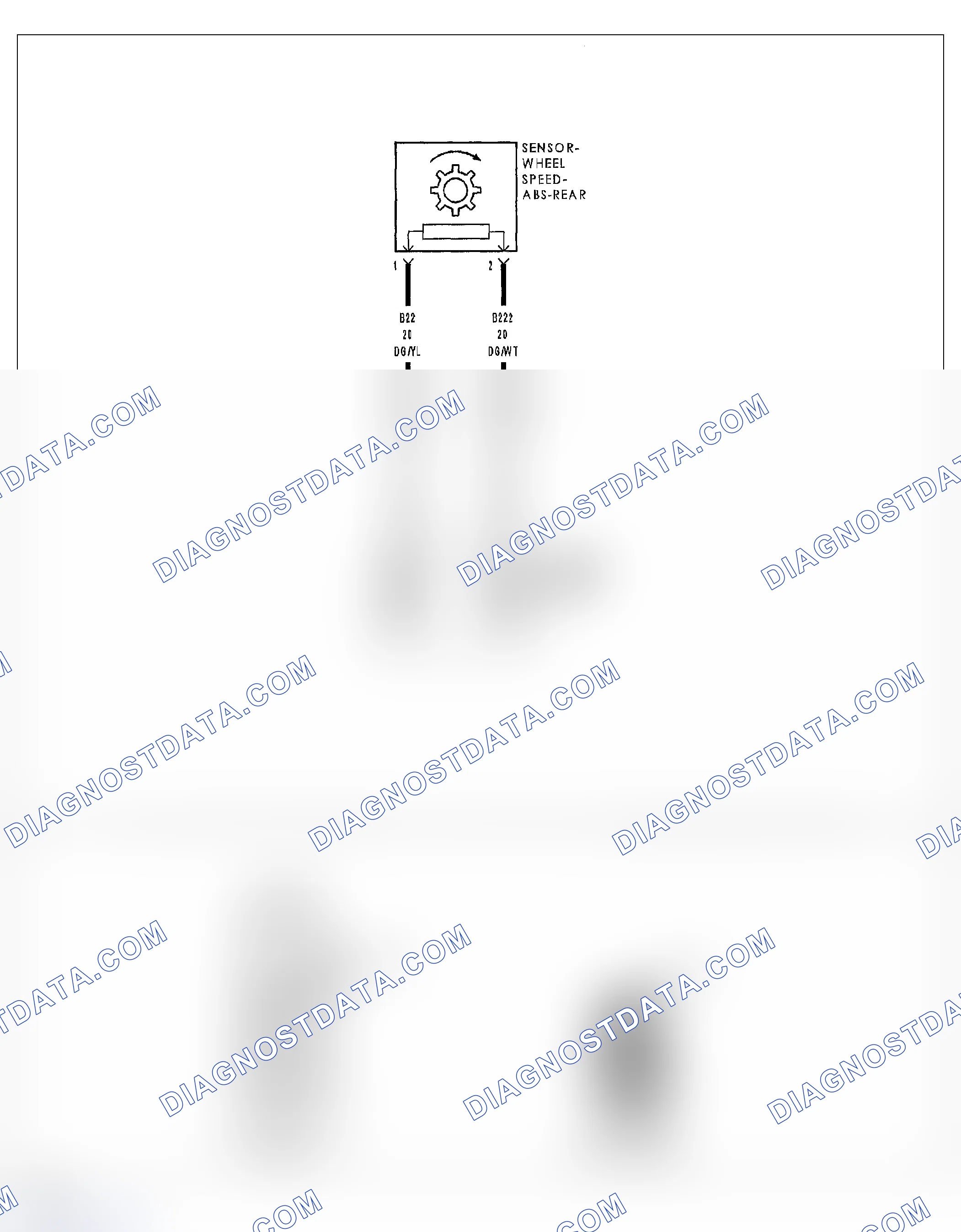 Scheme 195: P1068-LEFT REAR OUTLET VALVE CONTROL CIRCUIT LOW