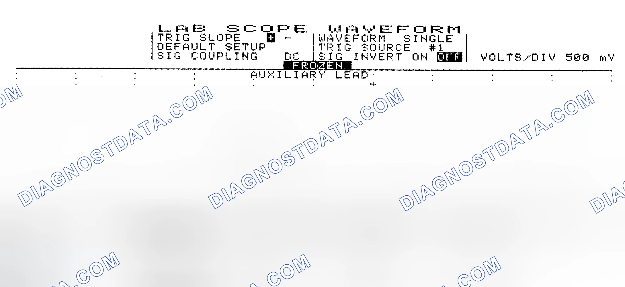 Scheme 10: Single Injector w/Excessive Current Flow - Current Pattern