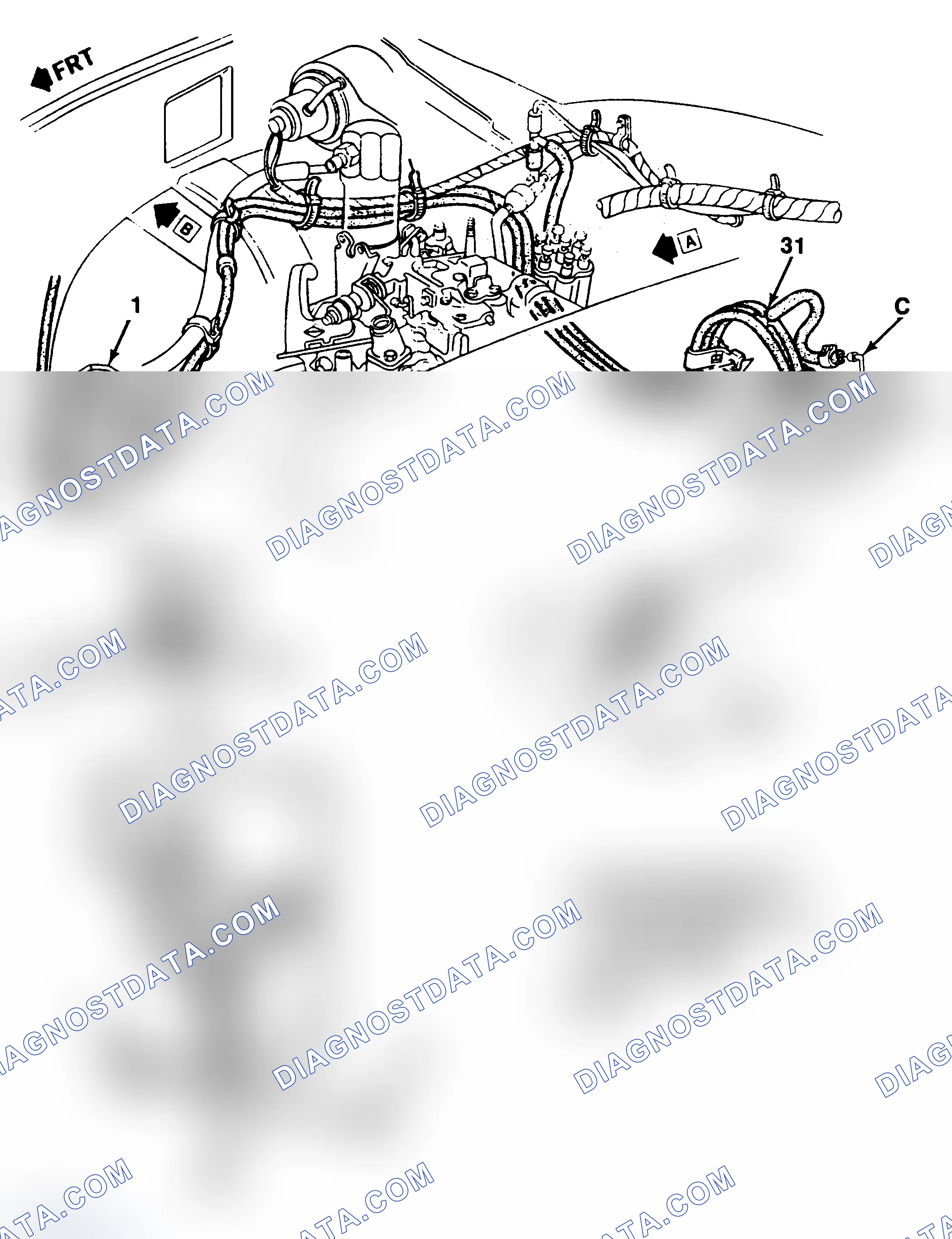 Scheme 87: S10, S15, S/T Blazer & S/T Jimmy 4WD Transfer Case Vacuum Diagram