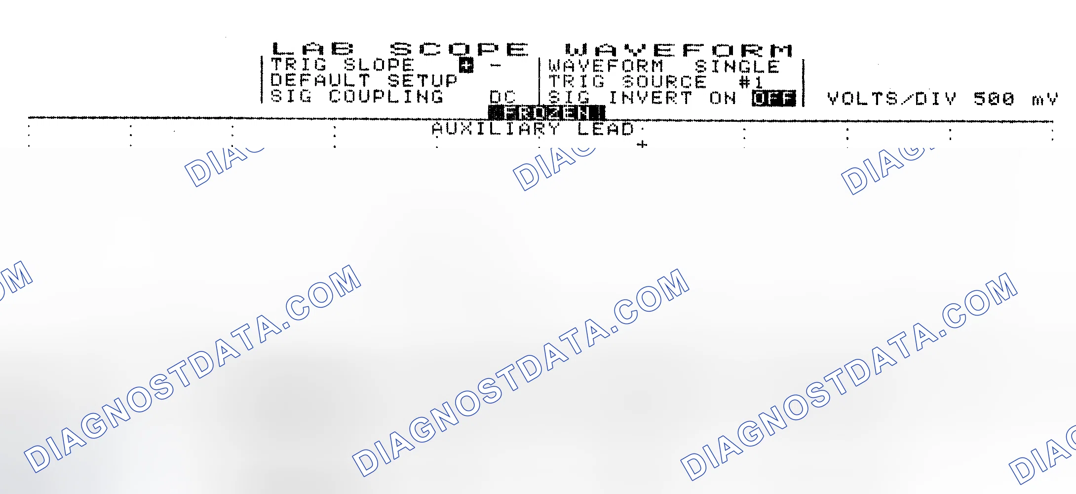 Scheme 10: Single Injector w/Excessive Current Flow - Current Pattern