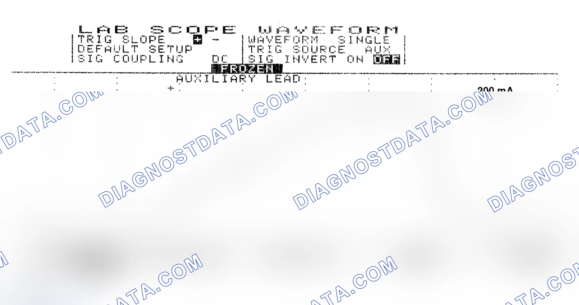 Scheme 13: Single Injector w/Normal Current Flow - Current Pattern