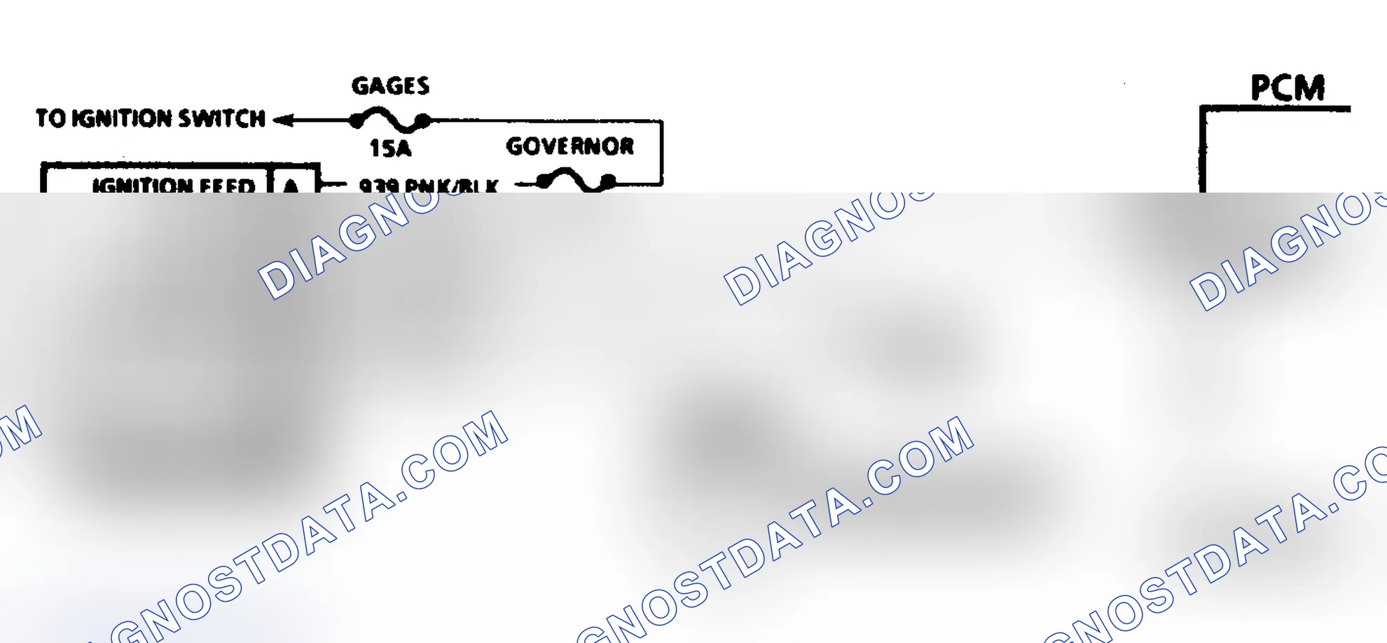 Scheme 193: Code 31 Schematic (5.7L "G" Series) Engine Speed Sensor Governor