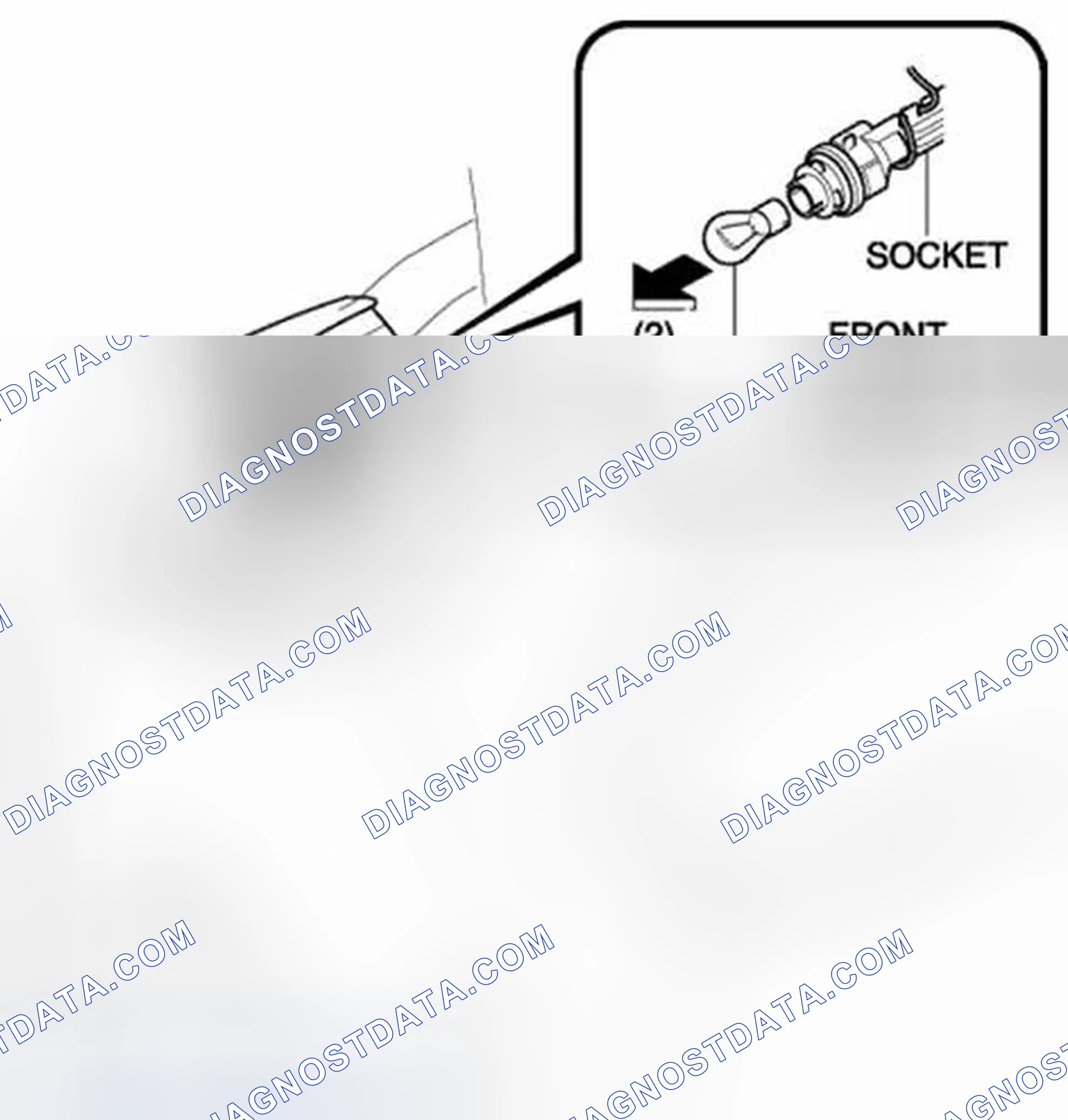 Scheme 15: FRONT TURN LIGHT BULB REMOVAL/INSTALLATION