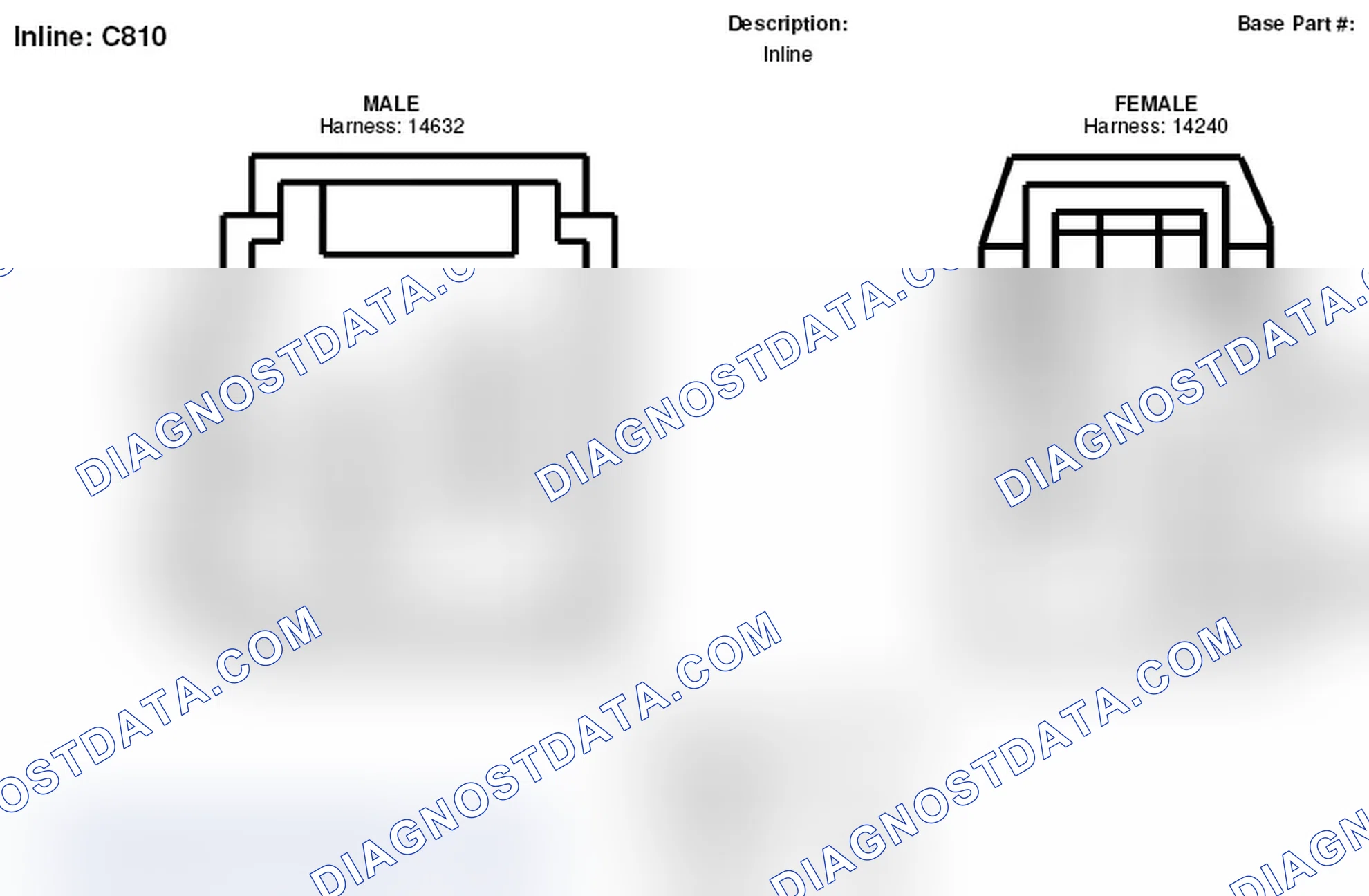 Scheme 173: Inline Connector End View (C810)