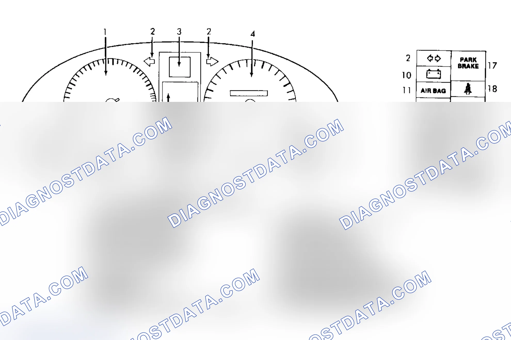 Scheme 1: SERVICE INDICATOR & WARNING LIGHTS