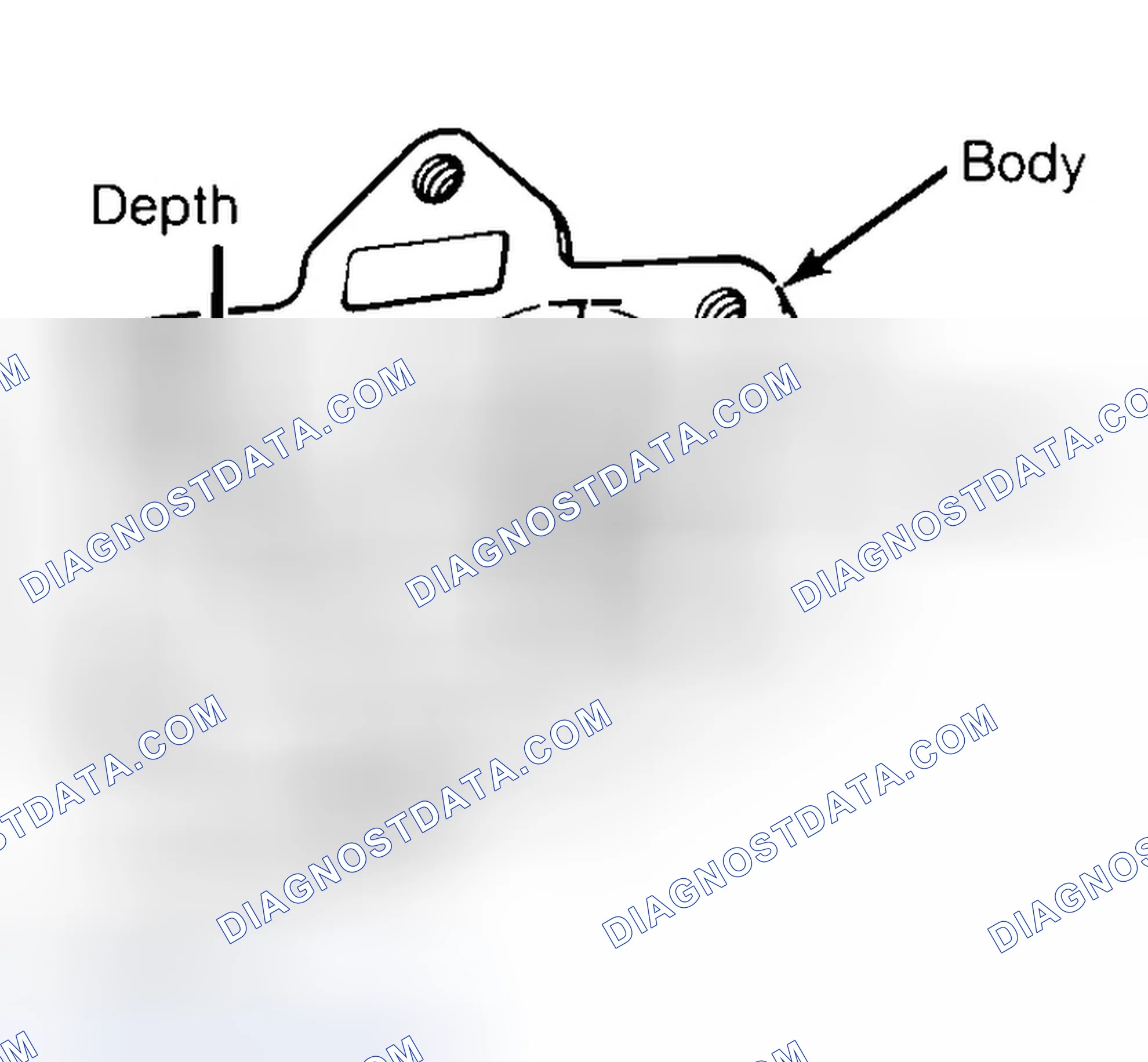 Scheme 35: Measuring Oil Pump Gear Cavity