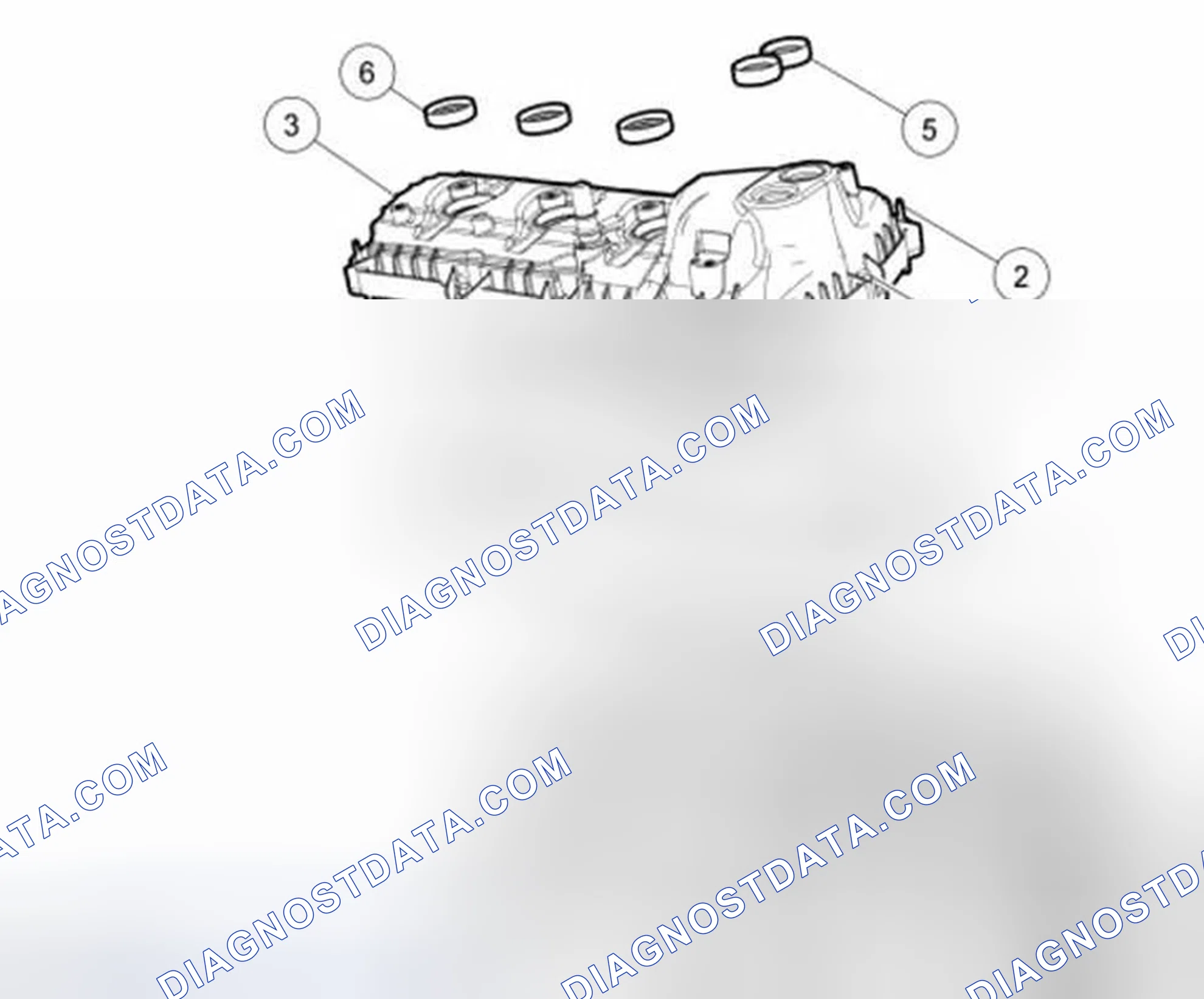 Scheme 491: Valve Cover - RH (View 2 of 2)