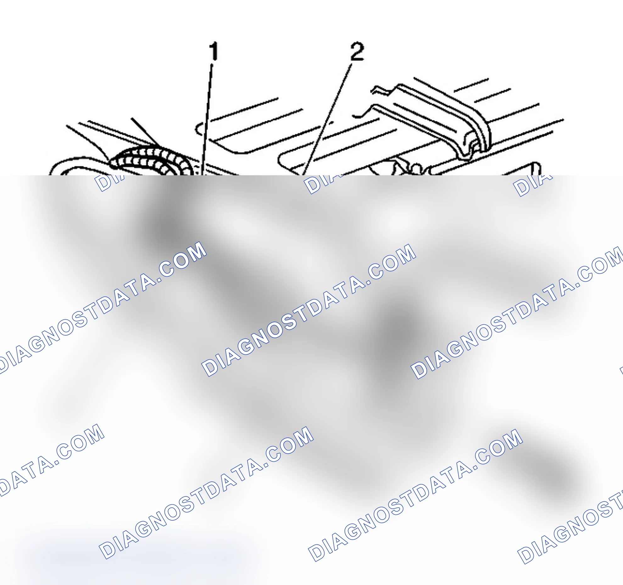 Scheme 11: Identifying Fuel Feed Pipes At Fuel Filter/Pressure Regulator