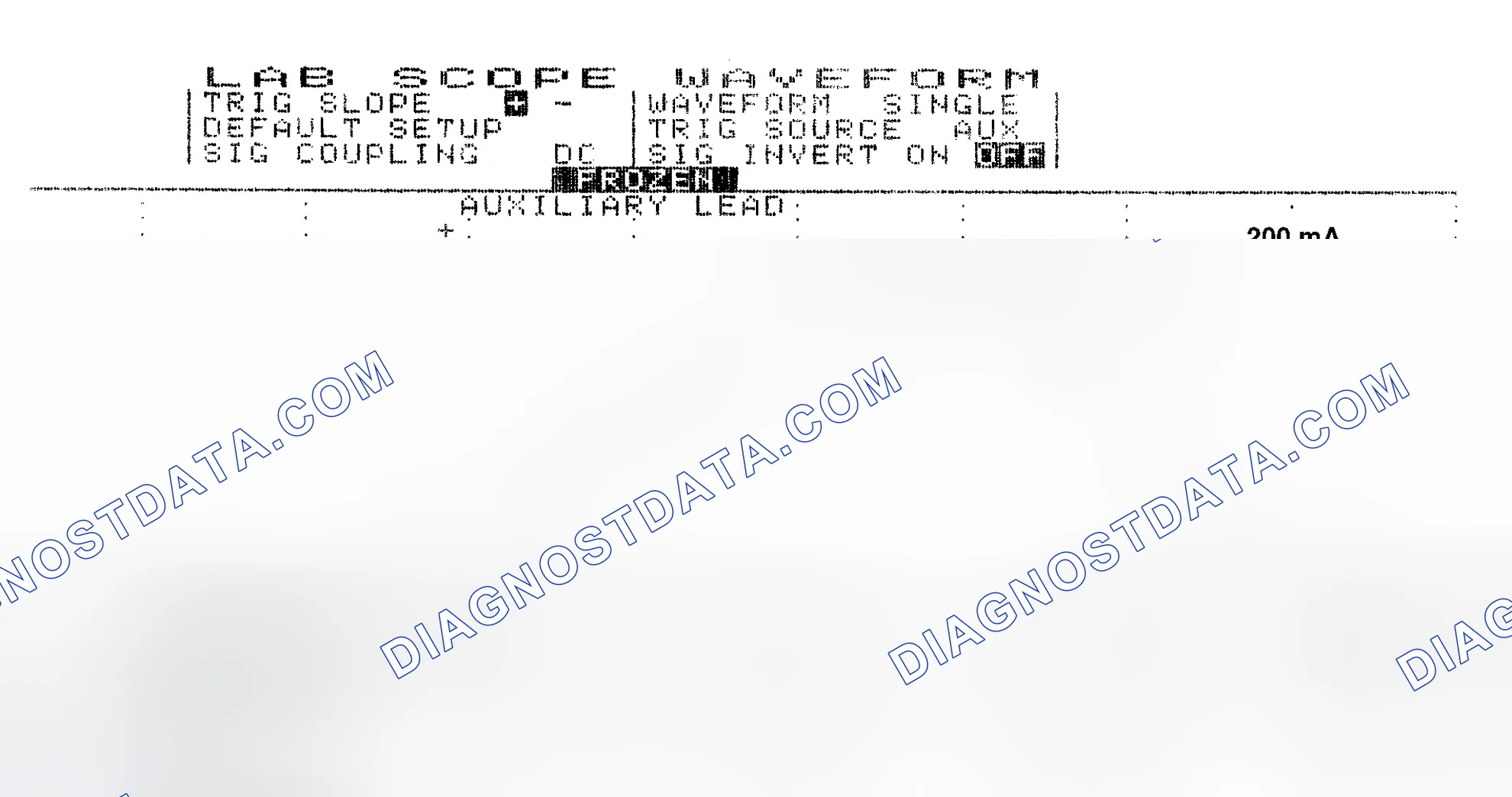 Scheme 13: Single Injector w/Normal Current Flow - Current Pattern
