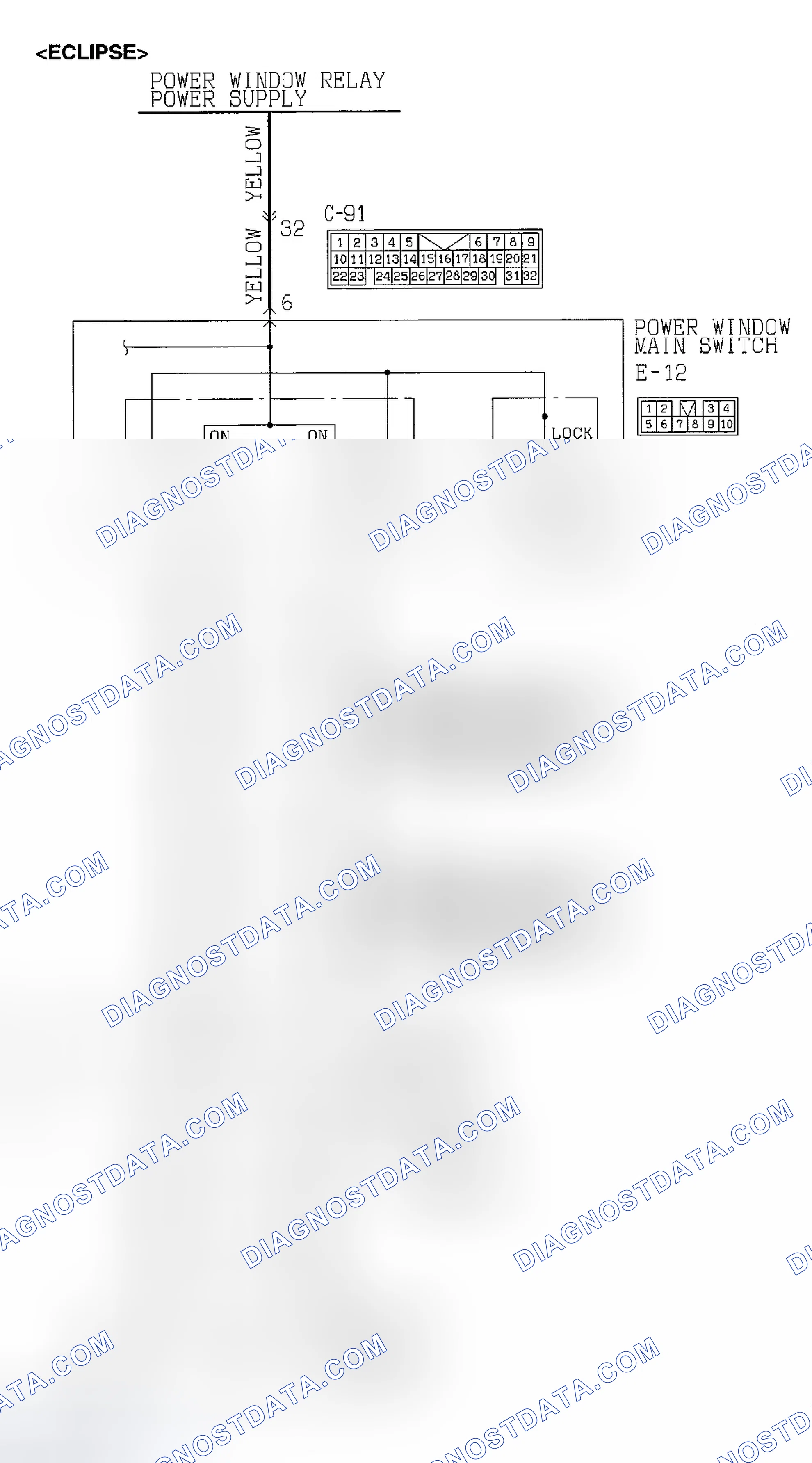 Scheme 20: INSPECTION PROCEDURE 2: Only the Door Window < RH > does not Open and Close.