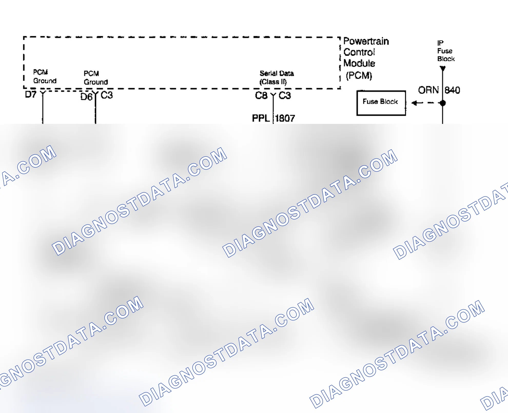 Scheme 15: DTC P1626: VEHICLE THEFT DETERRENT (VTD) CONTROLLER SERIAL DATA CIRCUIT ("C", "G" & "K" SERIES)