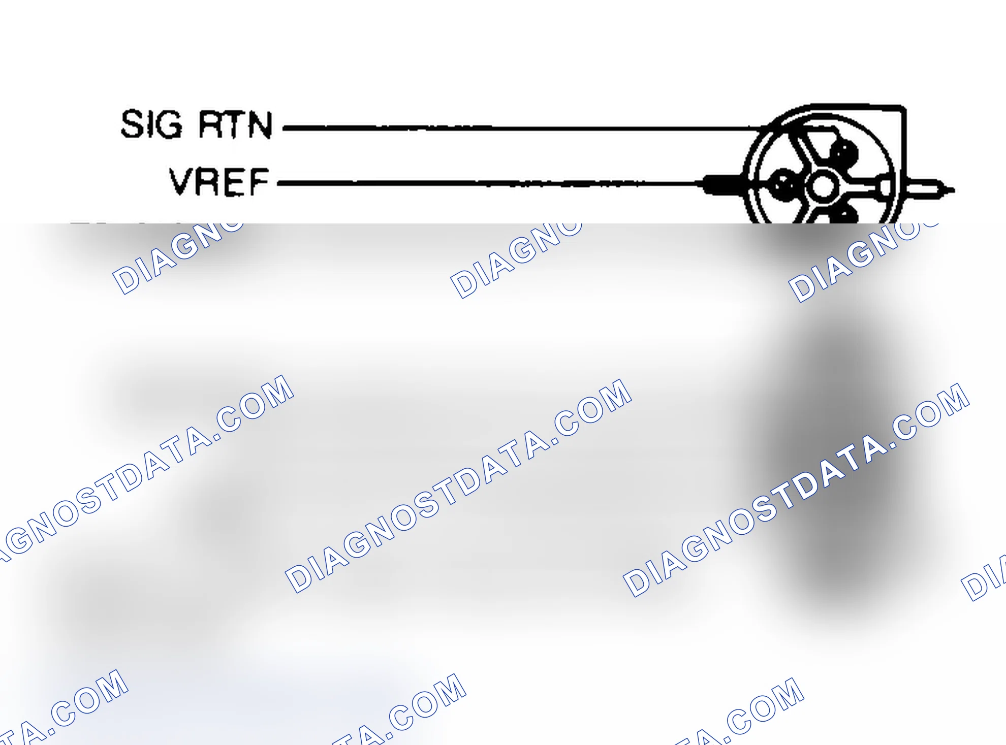 Scheme 6: TP Sensor Wiring Harness Connector Terminal ID (Bronco)