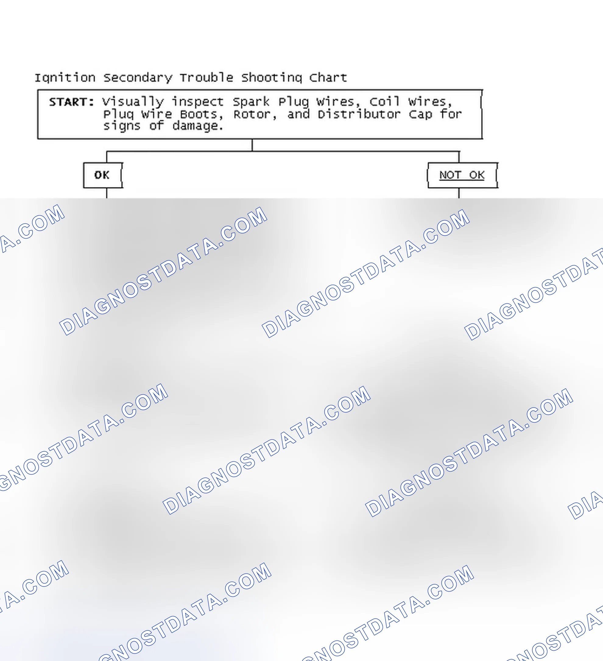 Scheme 1: Ignition Secondary Trouble Shooting Chart