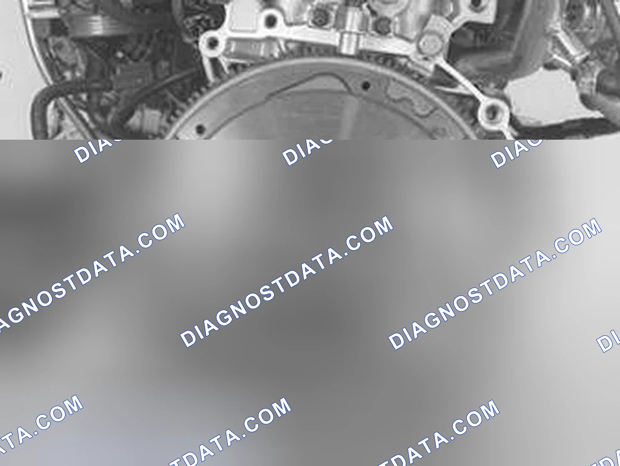 Scheme 234: REMOVING THE FLYWHEEL AND CARRIER PLATE