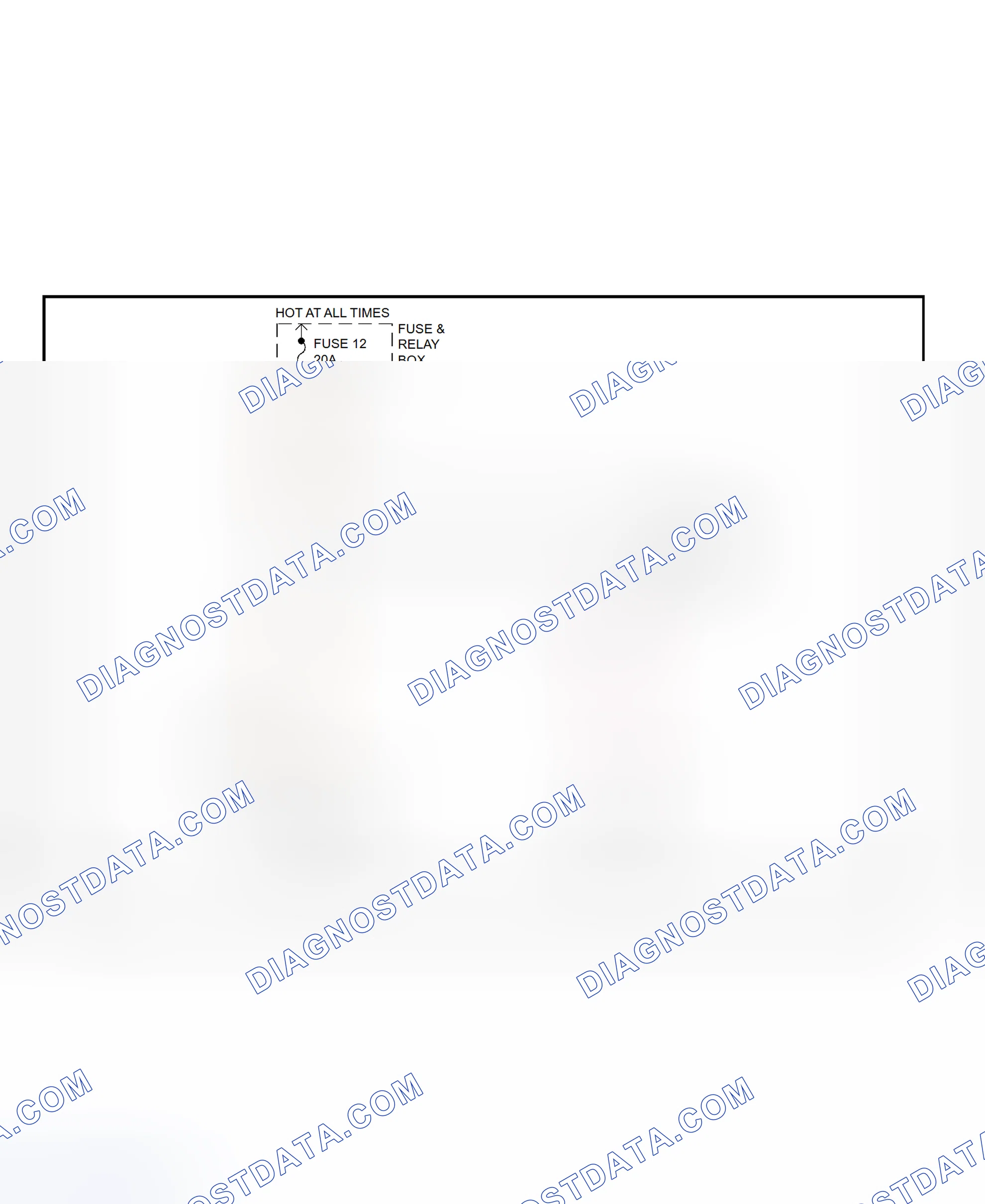 Scheme 1: Horn System Wiring Diagram (1995-96)