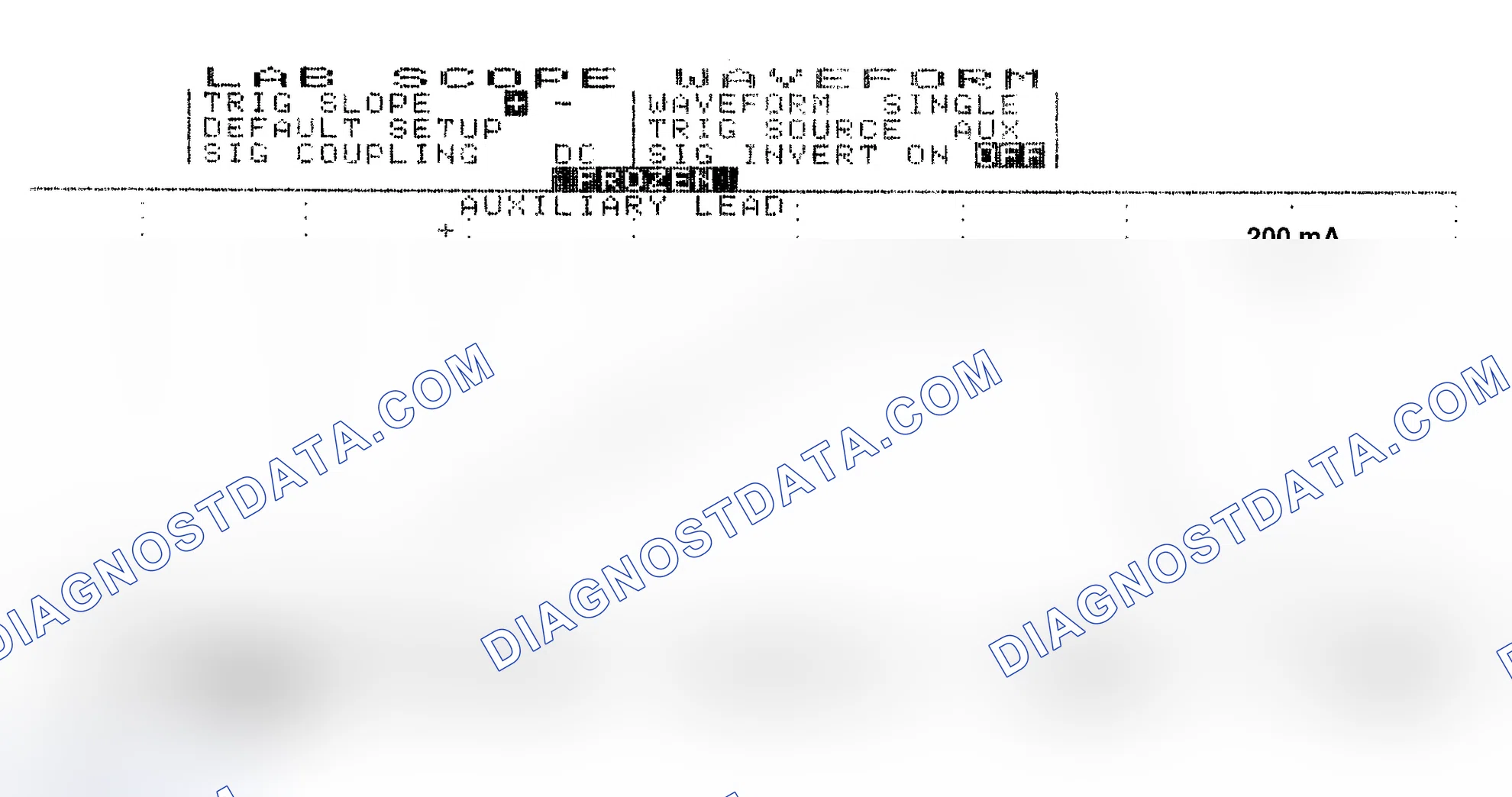 Scheme 13: Single Injector w/Normal Current Flow - Current Pattern