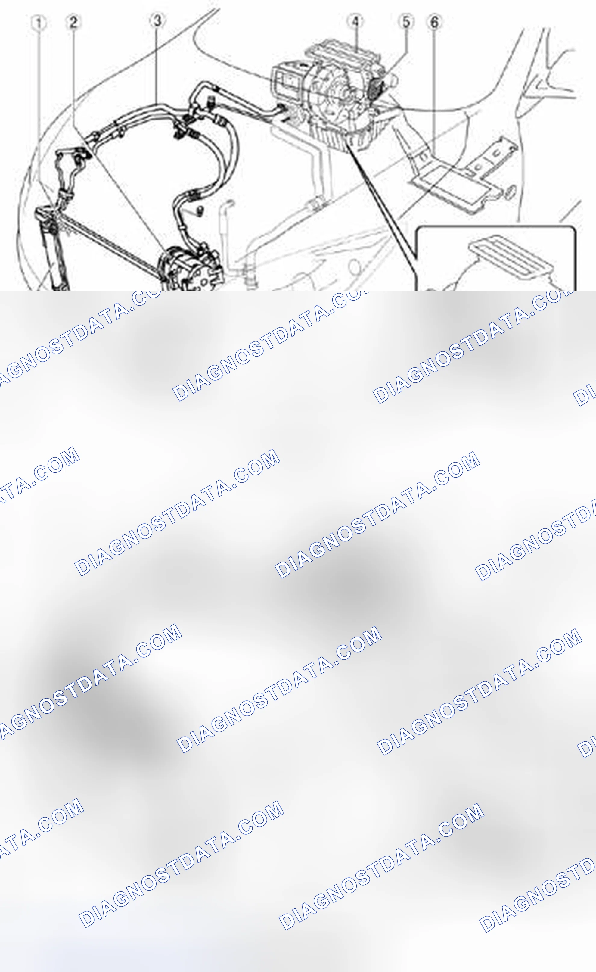Scheme 65: Identifying HVAC Basic System Components Location - MZR 2.0 And MZR 2.5
