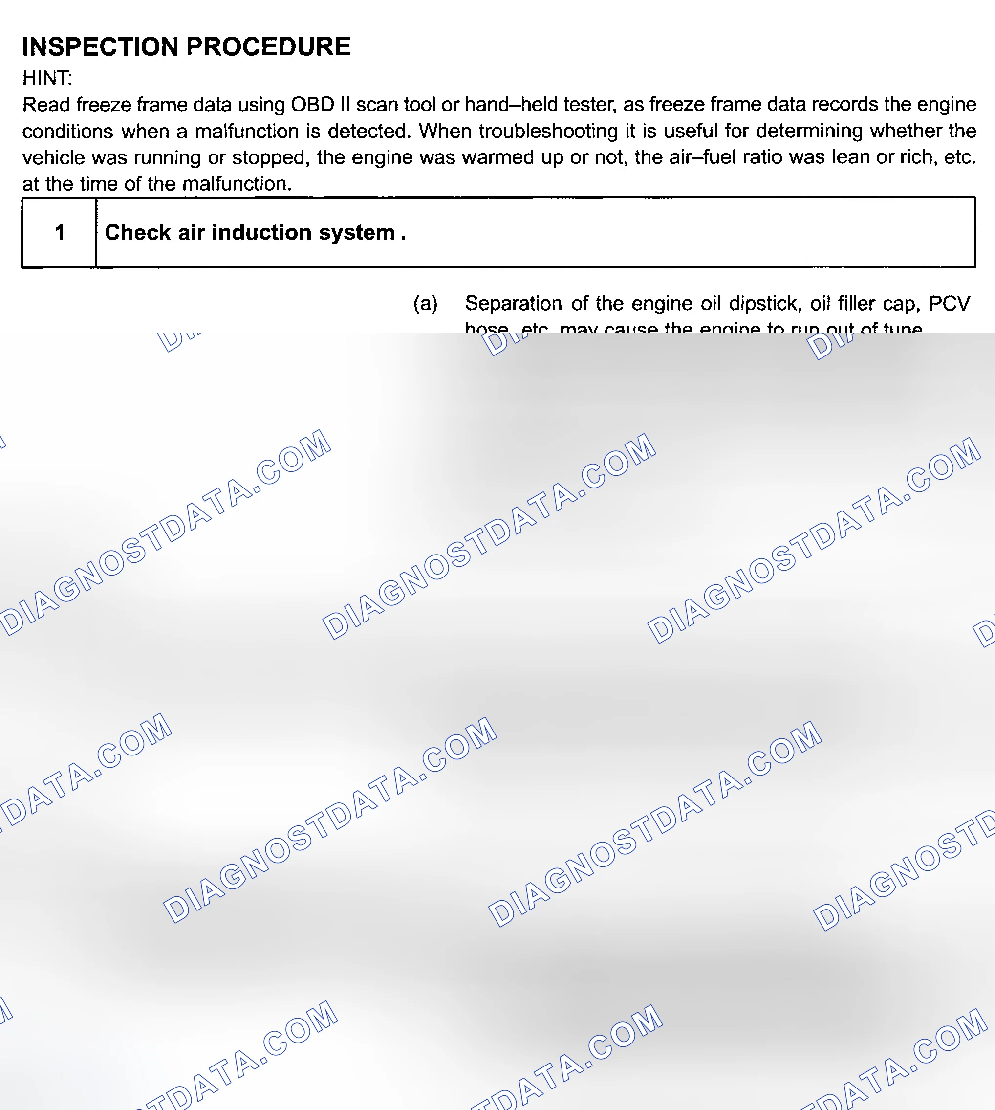 Scheme 106: Diagnosis & Repair
