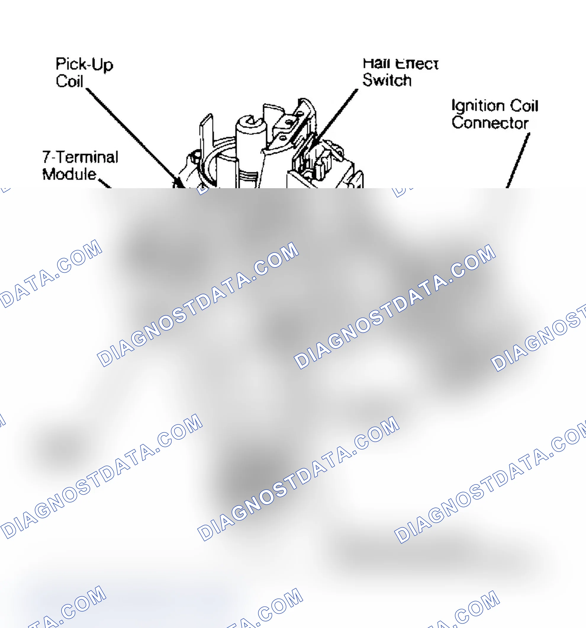 Scheme 2: HEI-EST Distributor with Hall Effect Switch External coil model shown.