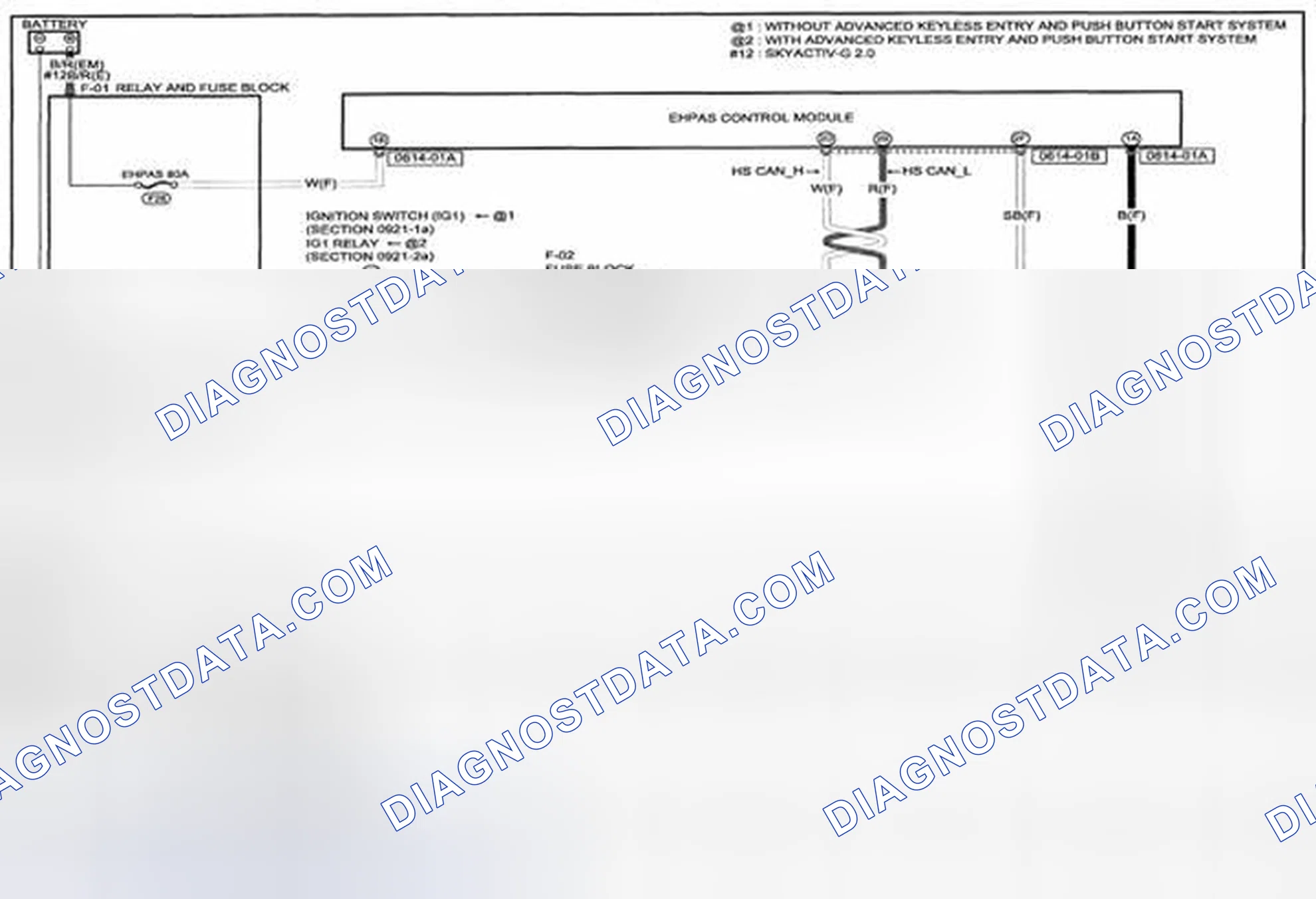 Scheme 202: Electro Hydraulic Power Assist Steering (EHPAS) System Wiring Diagram - 0614 (1 Of 2)