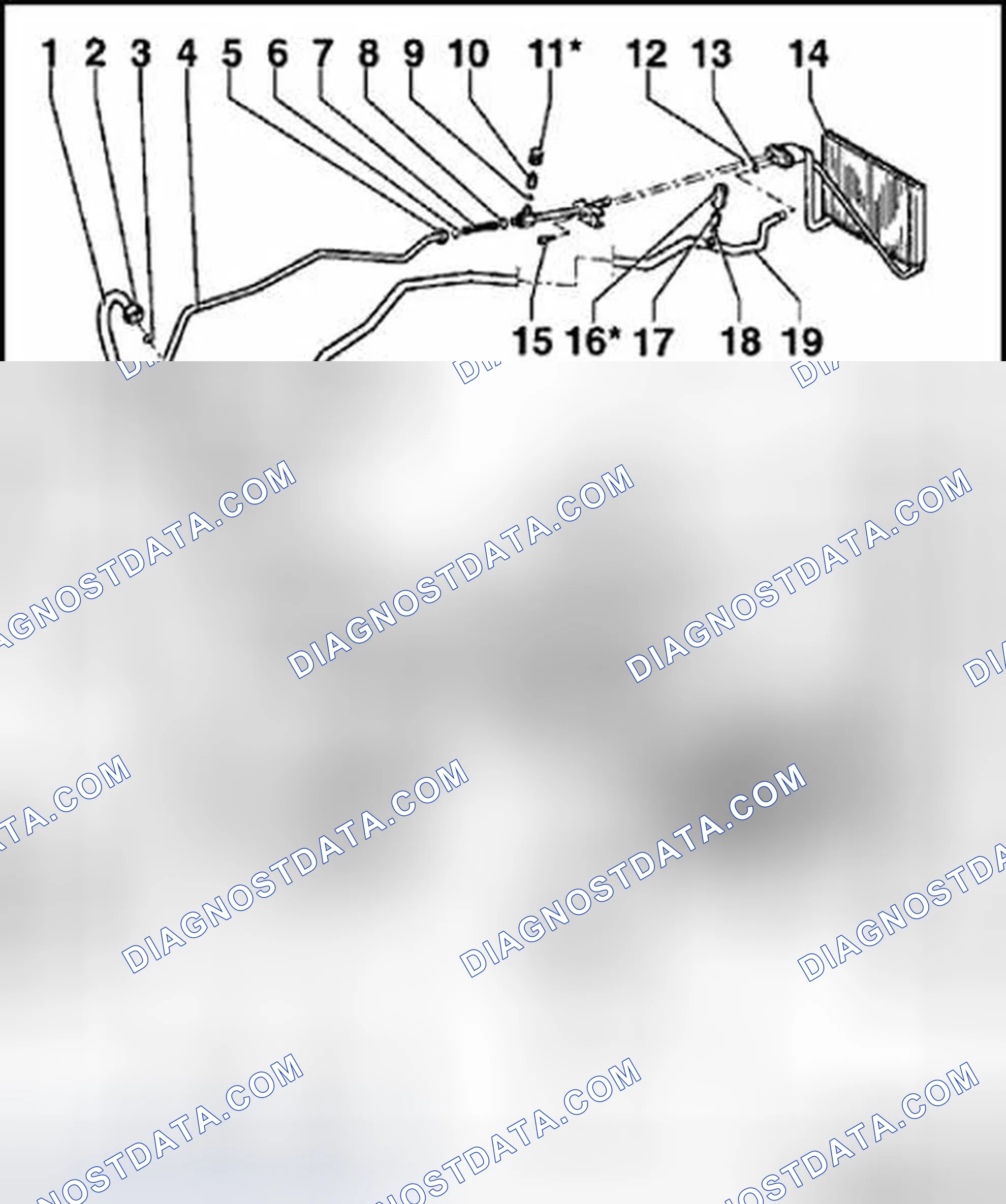 Scheme 94: A/C refrigerant system through 09.00, servicing