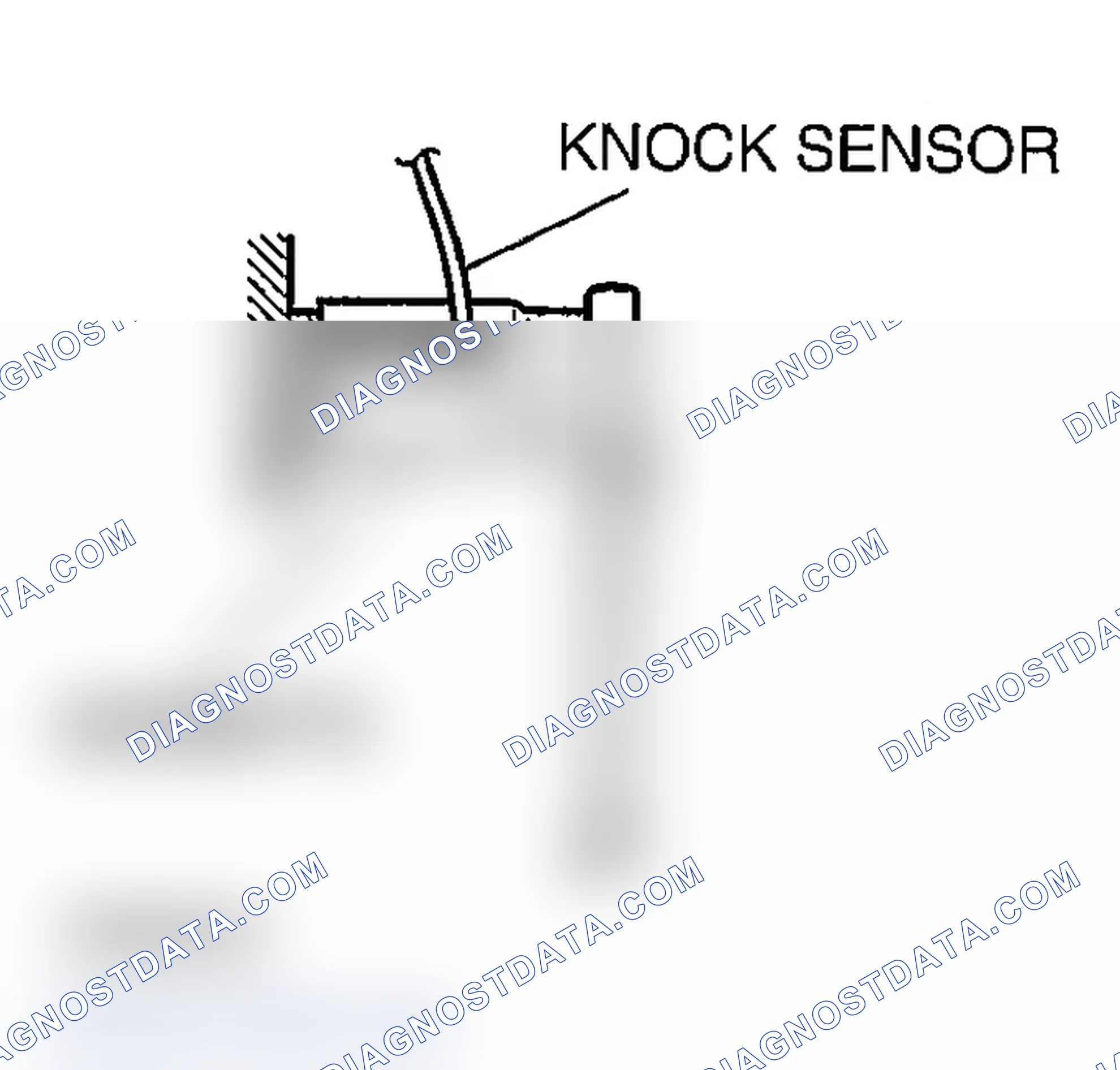 Scheme 46: << A >> KNOCK SENSOR REMOVAL
