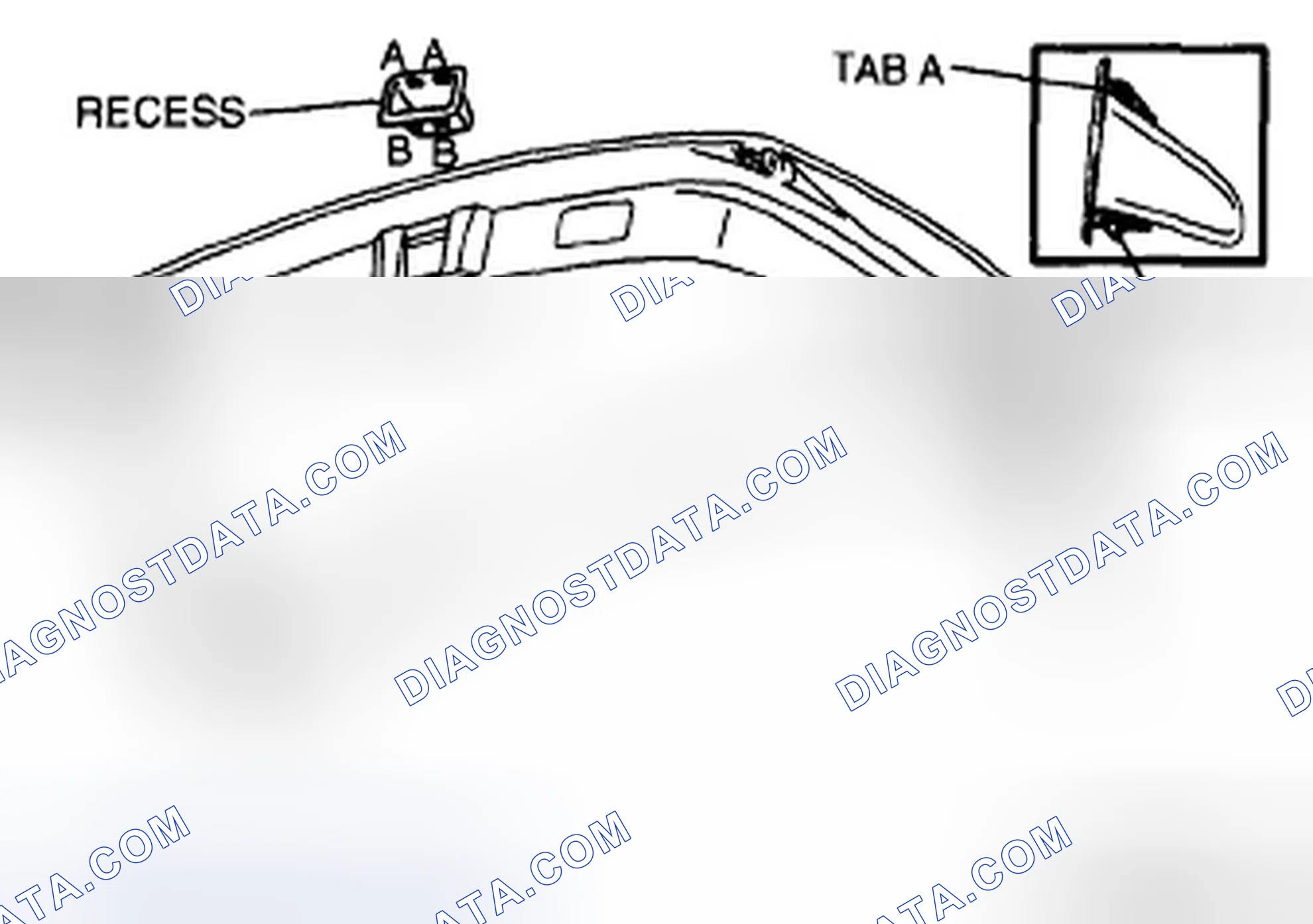 Scheme 93: LIFTGATE LOWER TRIM REMOVAL/INSTALLATION