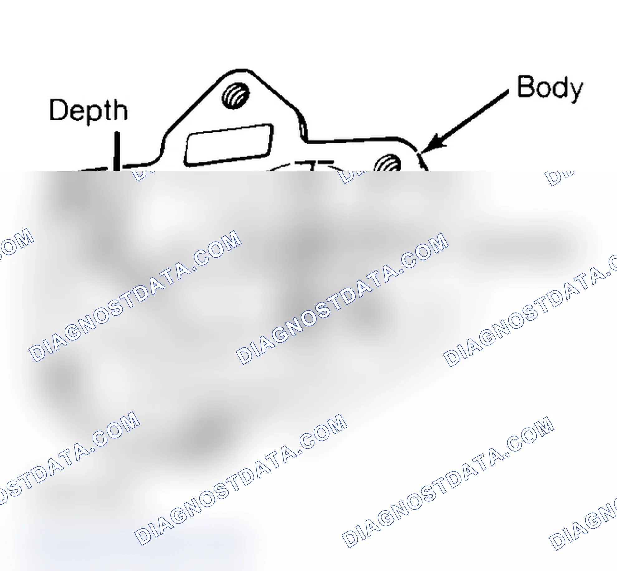 Scheme 35: Measuring Oil Pump Gear Cavity