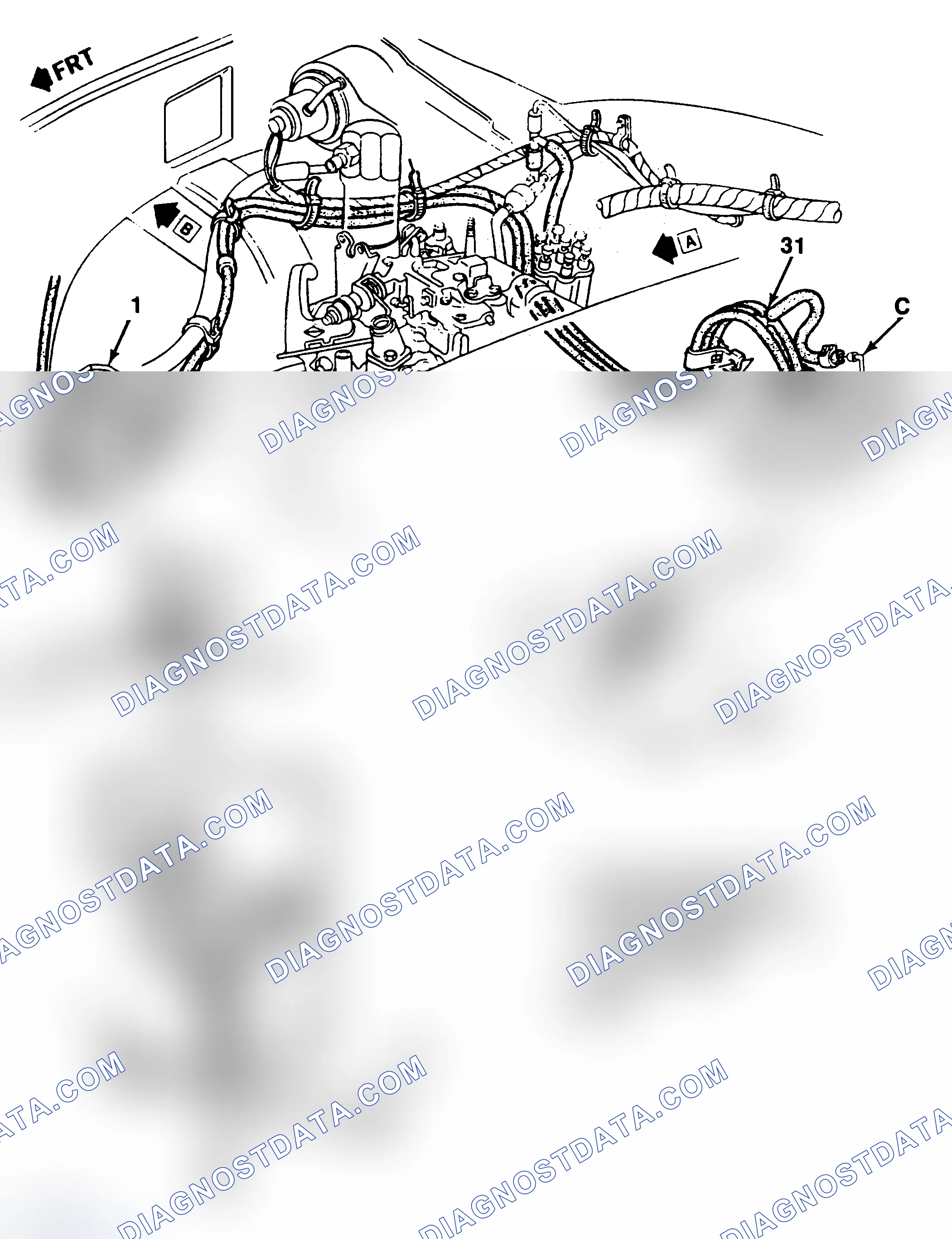 Scheme 87: S10, S15, S/T Blazer & S/T Jimmy 4WD Transfer Case Vacuum Diagram