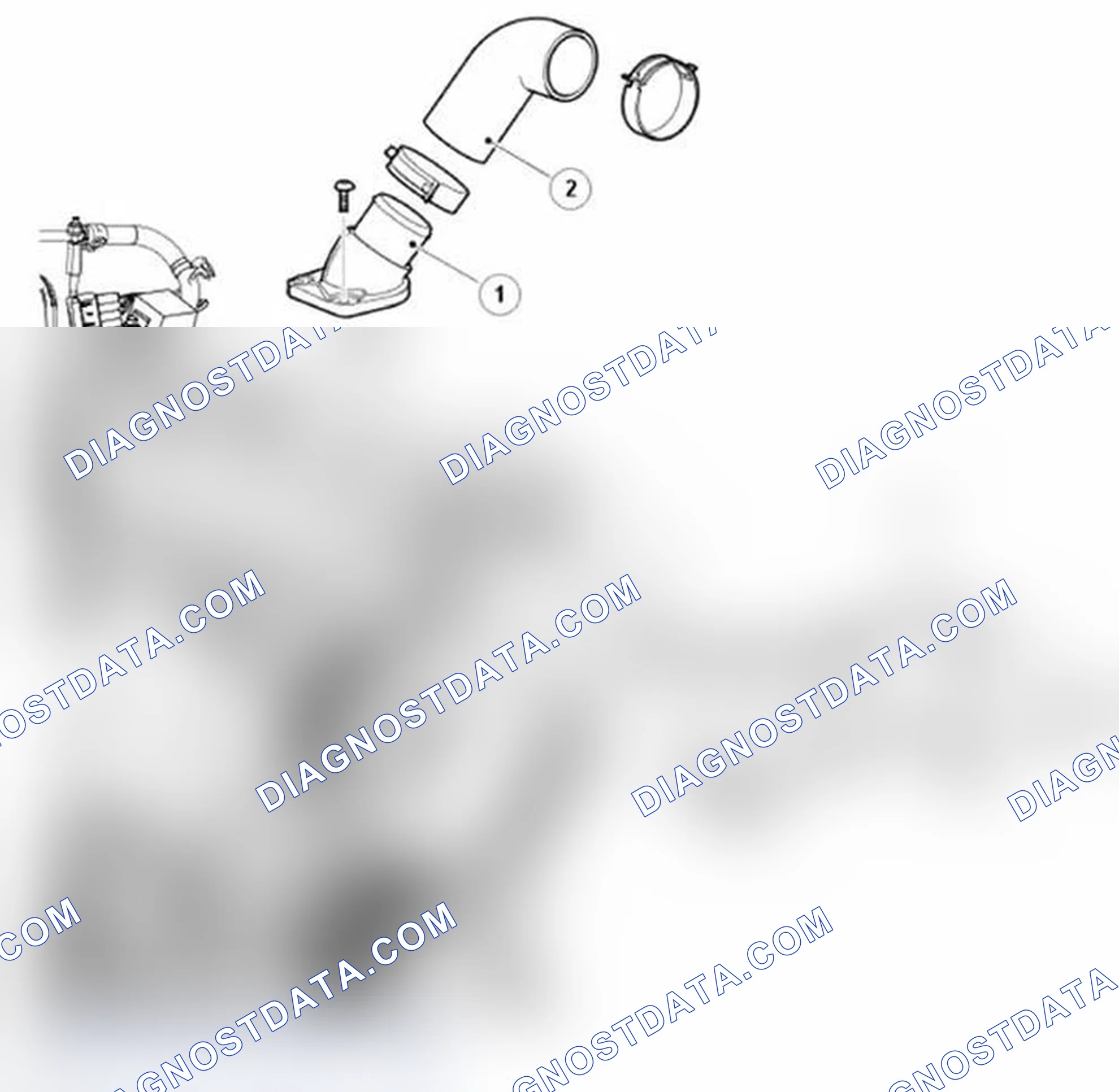 Scheme 14: Coolant Inlet and Outlet Assembly