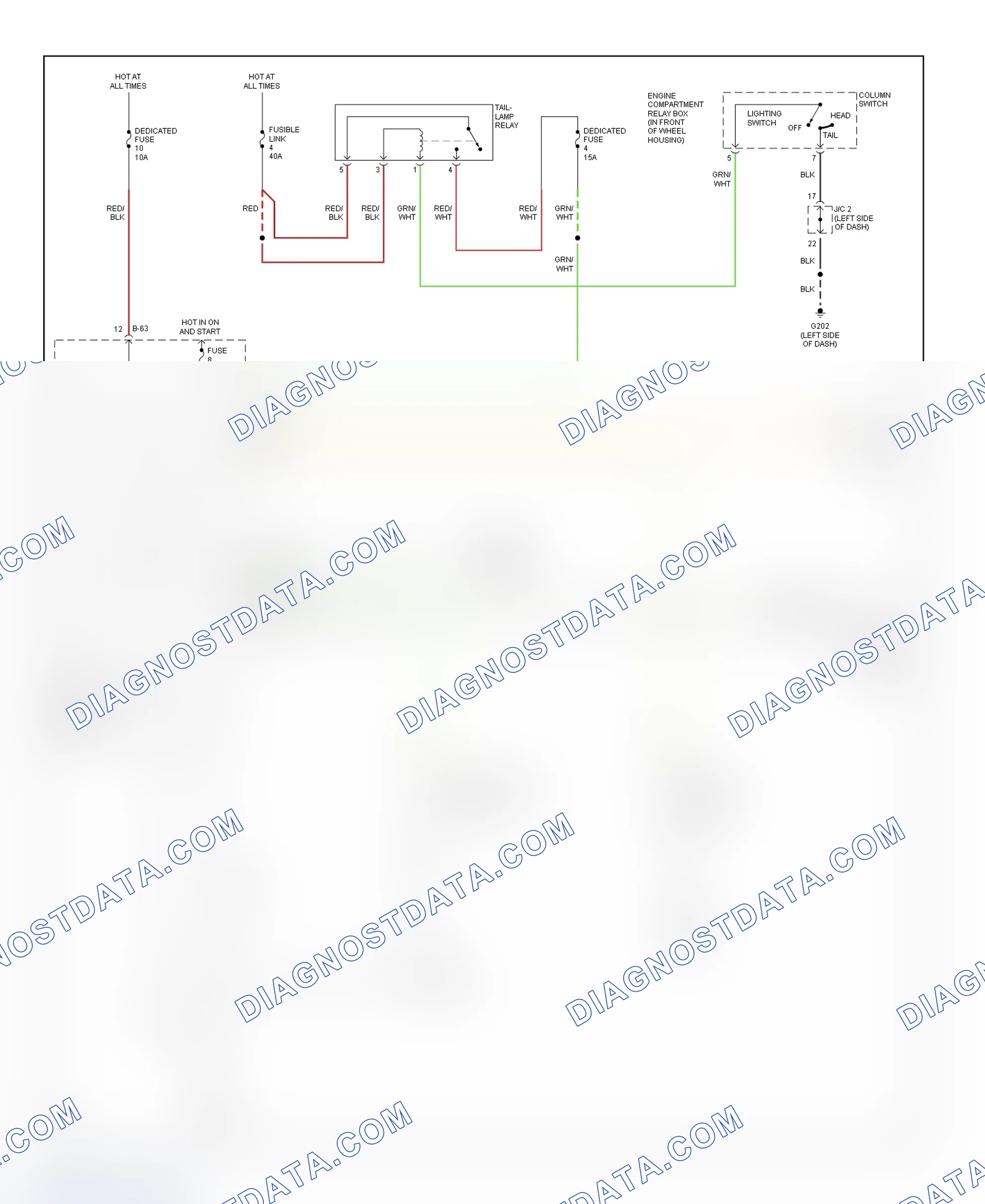 Fig. 1: Warning Systems Wiring Diagram (Avenger & Sebring Coupe)