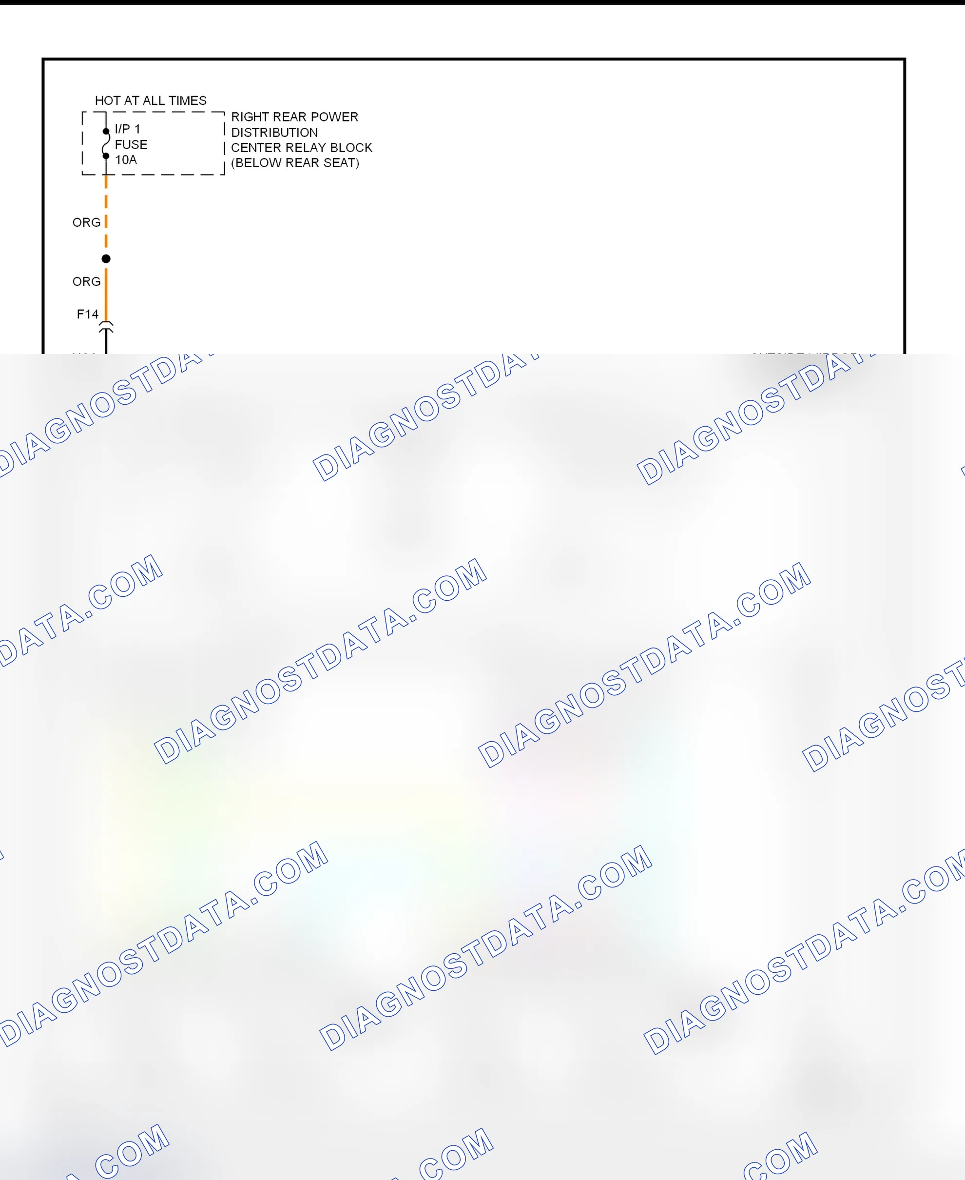 Scheme 4: Power Mirror System Wiring Diagram (Riviera)