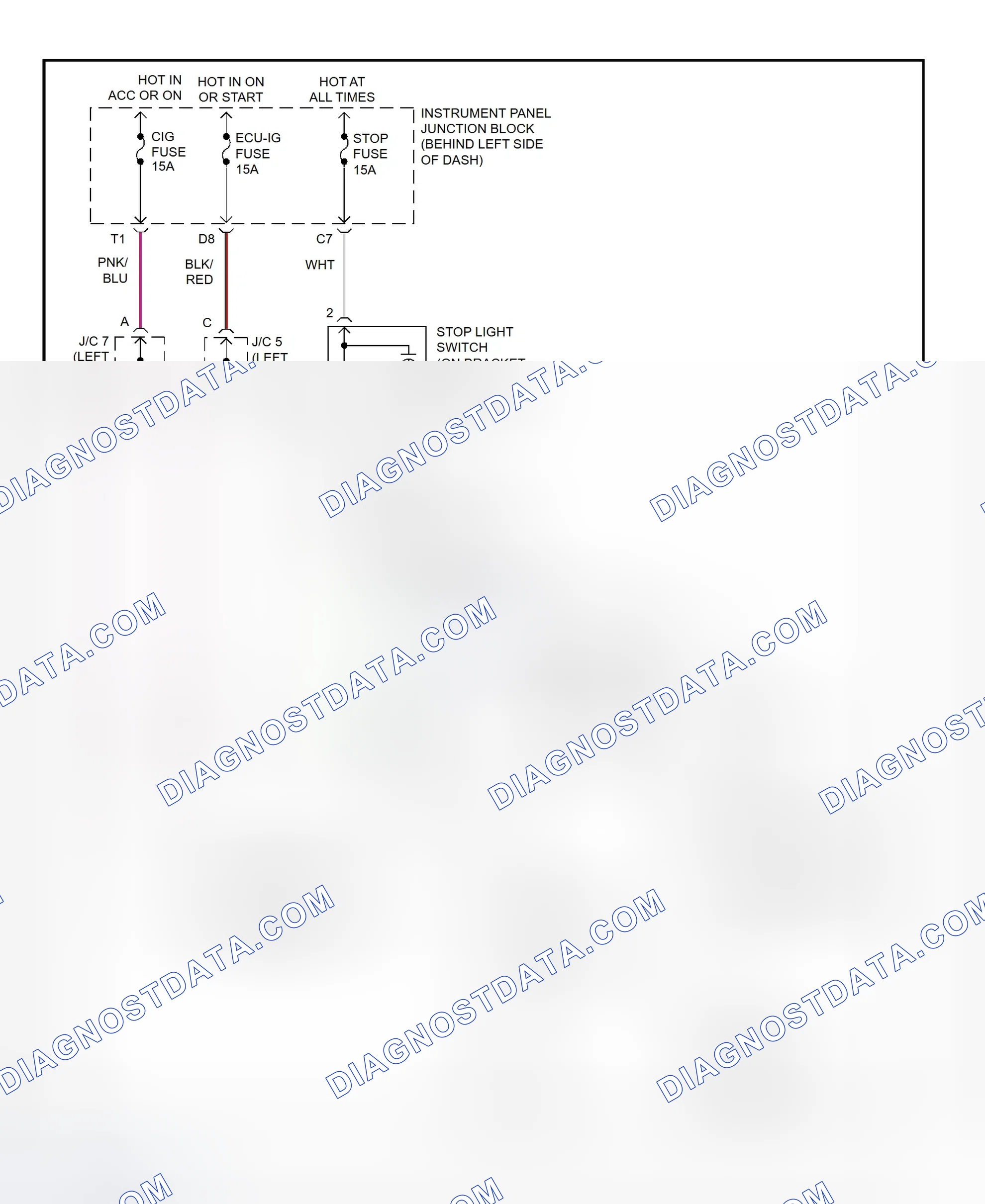 Scheme 362: Shift Interlock System Wiring Diagram (2001 - Lexus ES300)