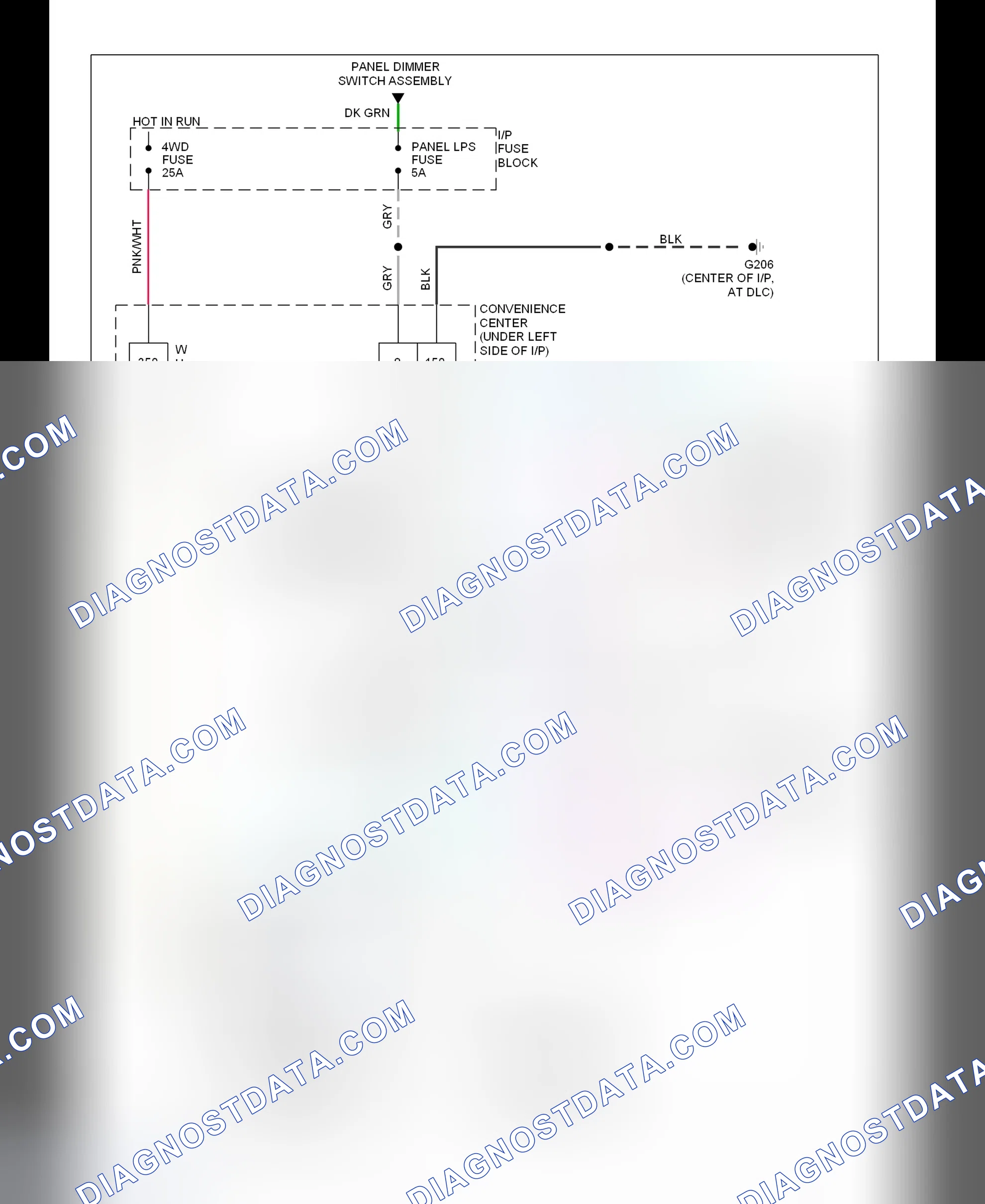 Scheme 10: Transfer Case Circuit (1994 K300)