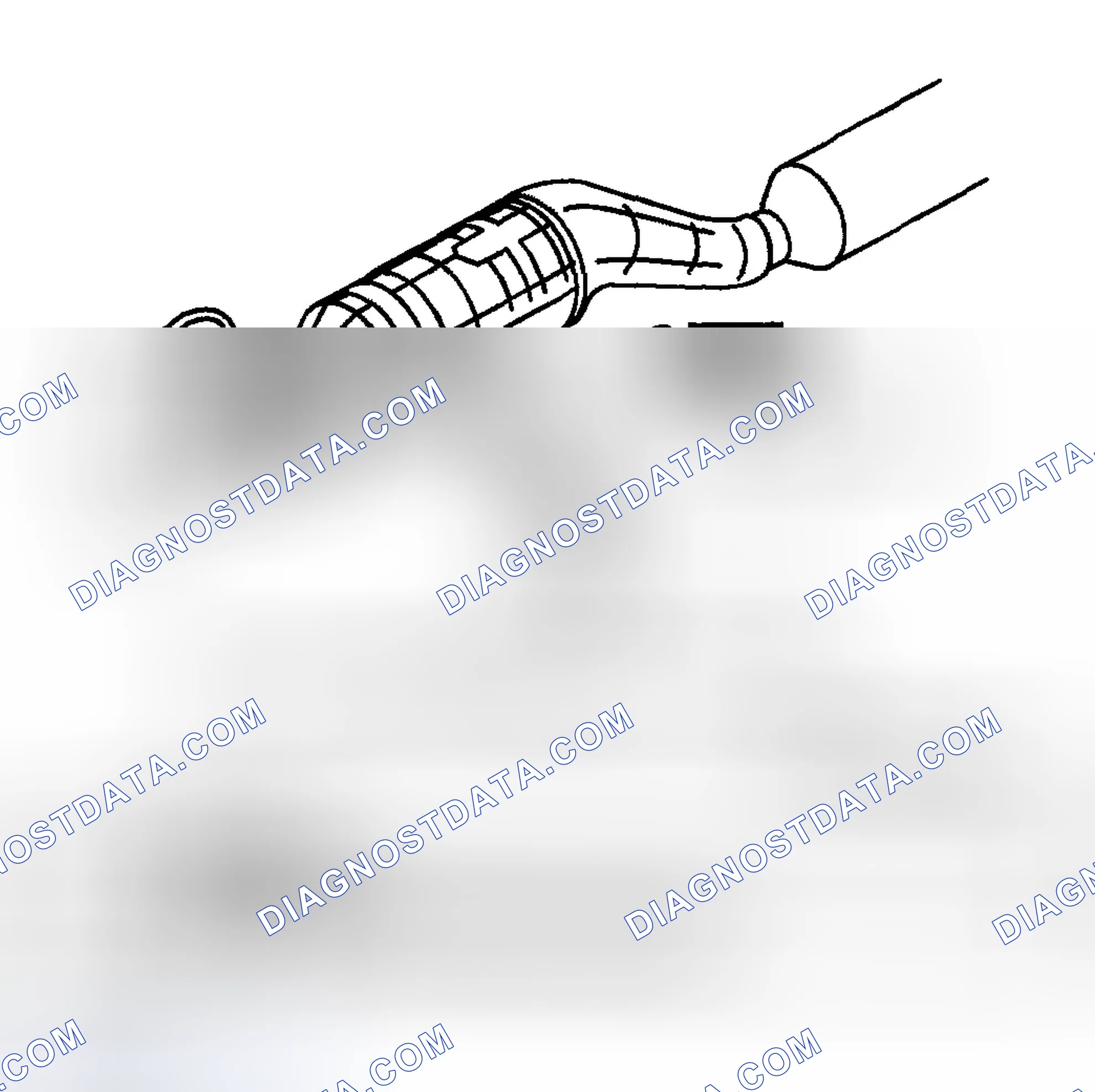 Scheme 536: REAR HEATED OXYGEN SENSOR (HO2S) REMOVAL/INSTALLATION