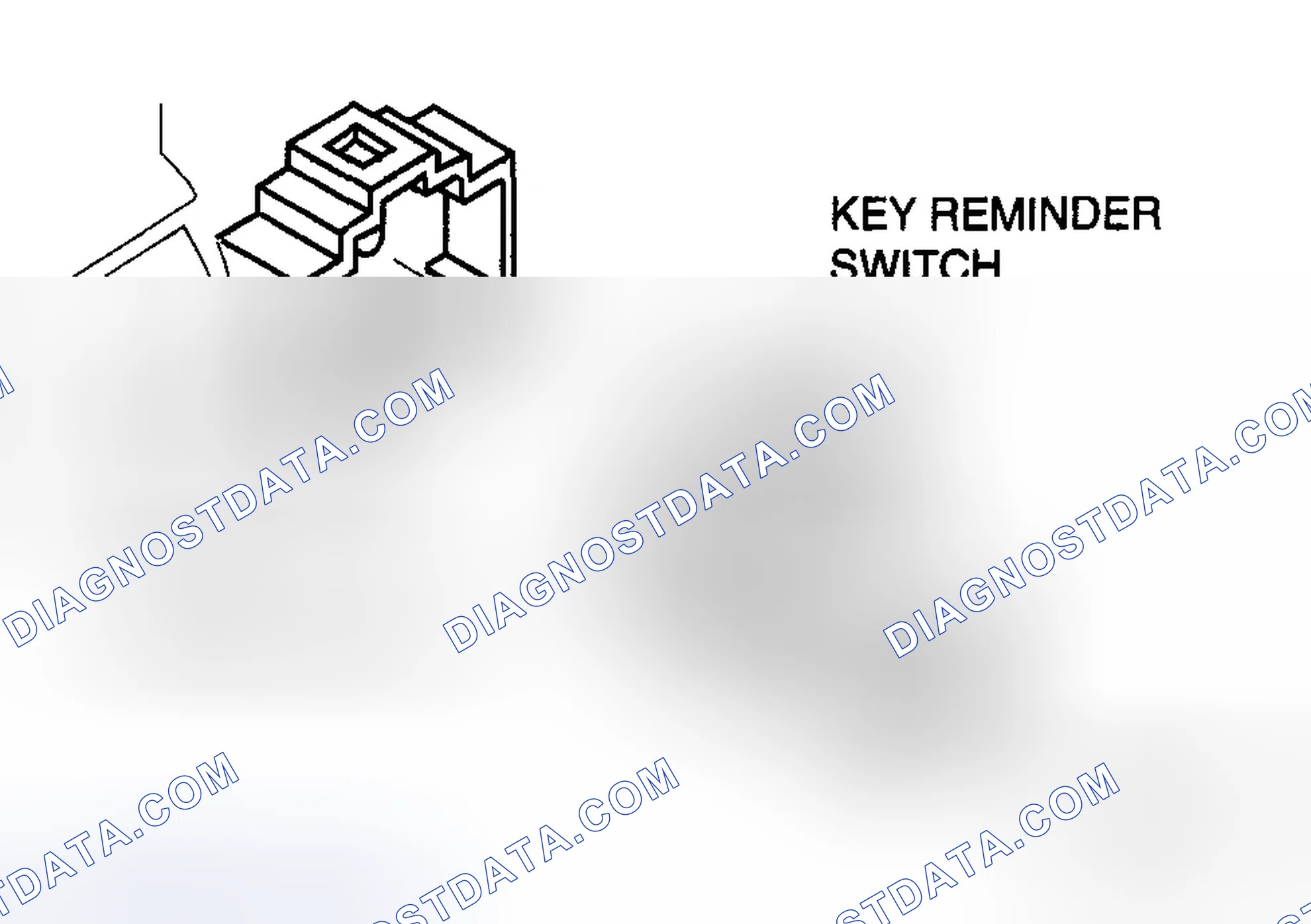 Scheme 11: KEY REMINDER SWITCH REMOVAL/INSTALLATION