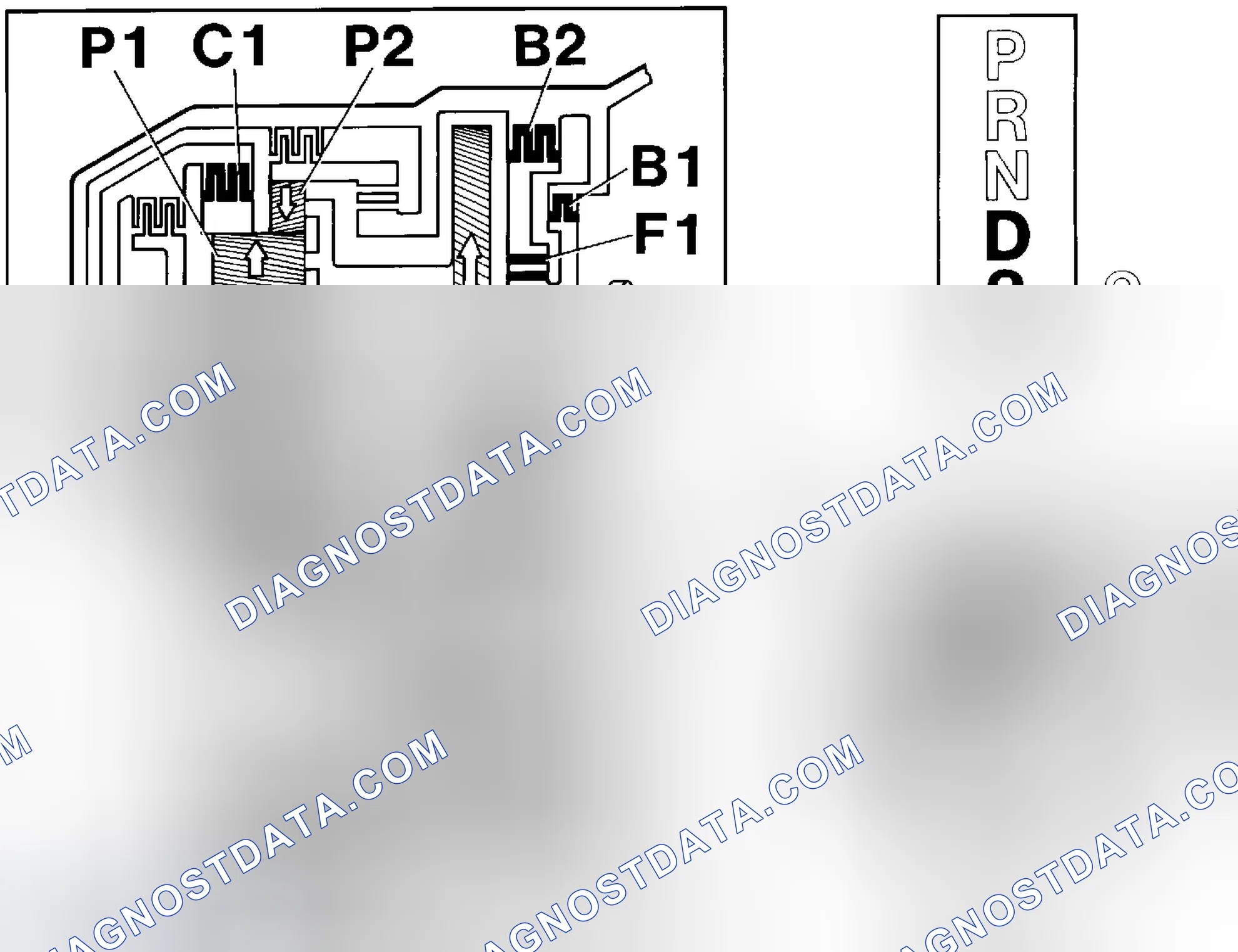 Scheme 403: Positions D, 3 and L - 2nd gear